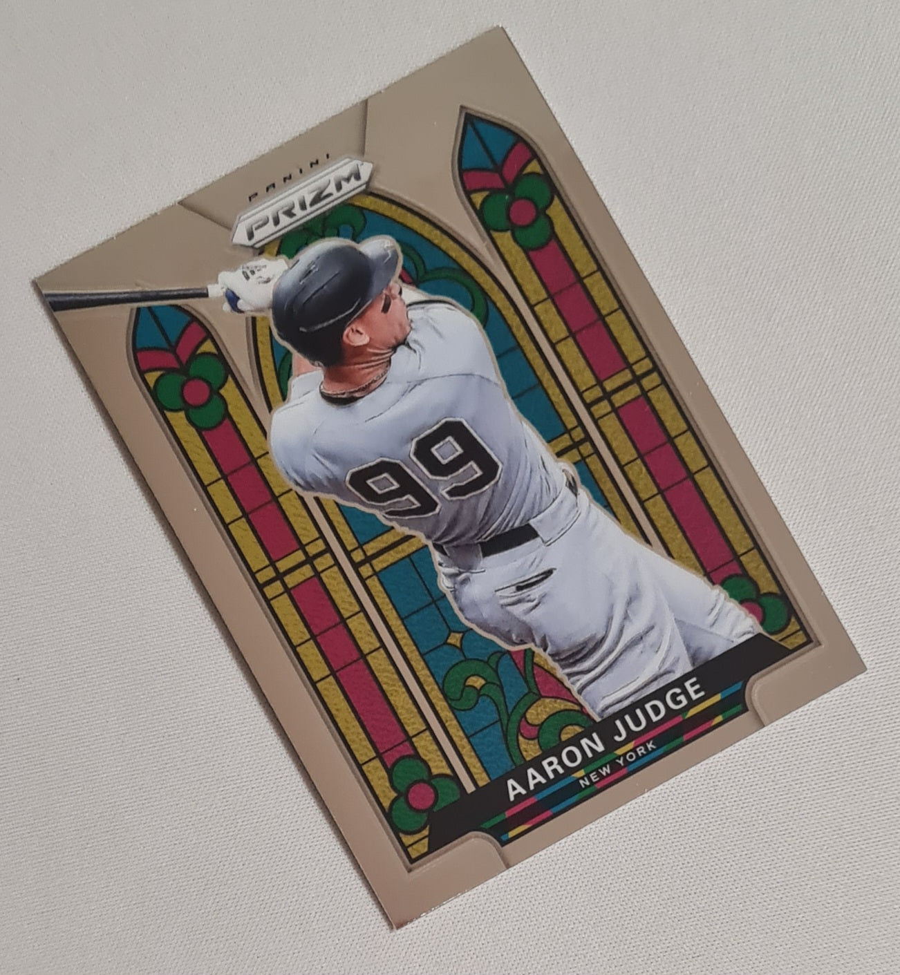 Aaron Judge - 2021 Panini Prizm Baseball MLB New York #SG-5 Stained Glass