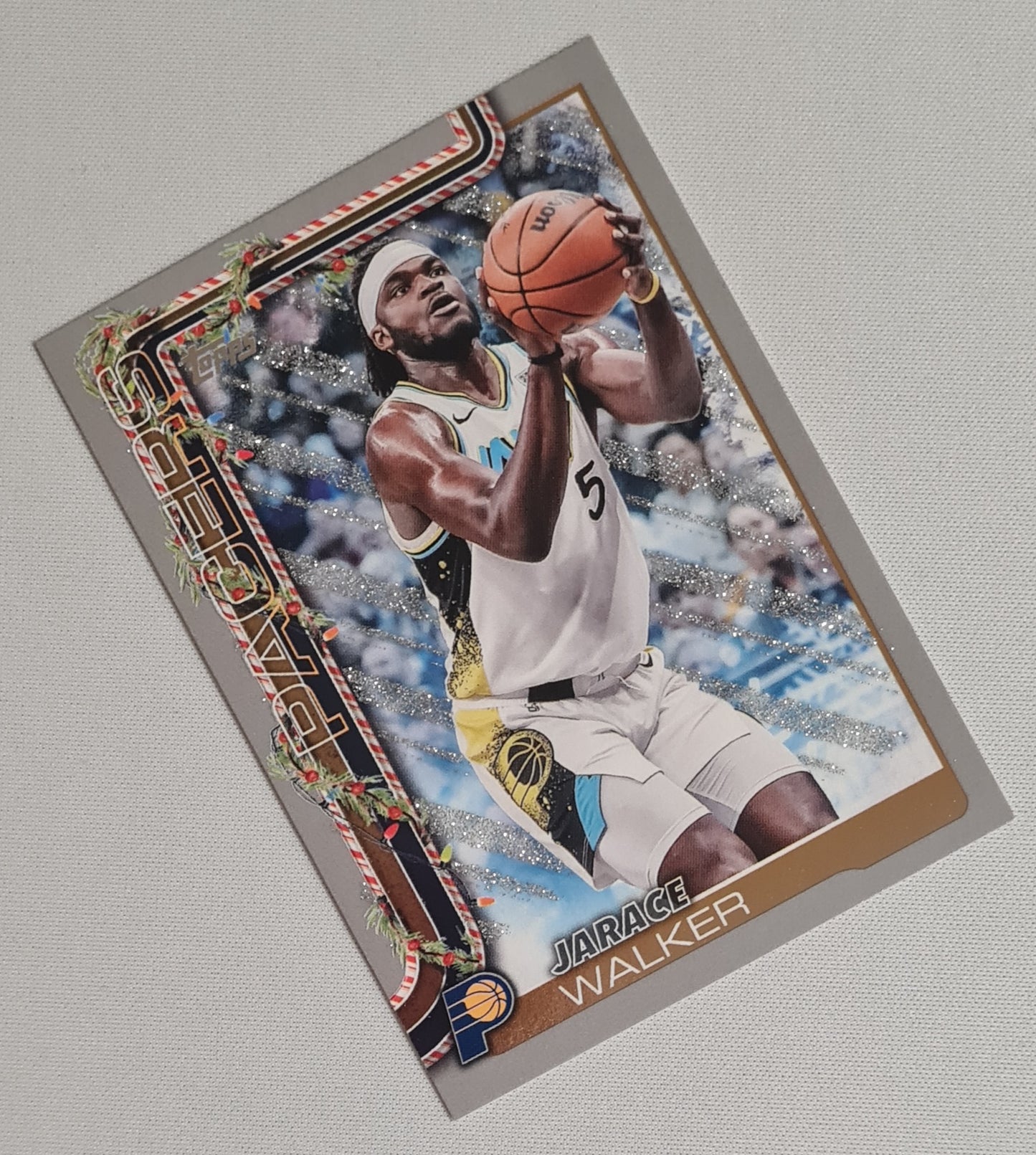 Jarace Walker - 2025 Topps Holiday Snowflake Glitter - NBA Basketball Indiana Pacers #H41