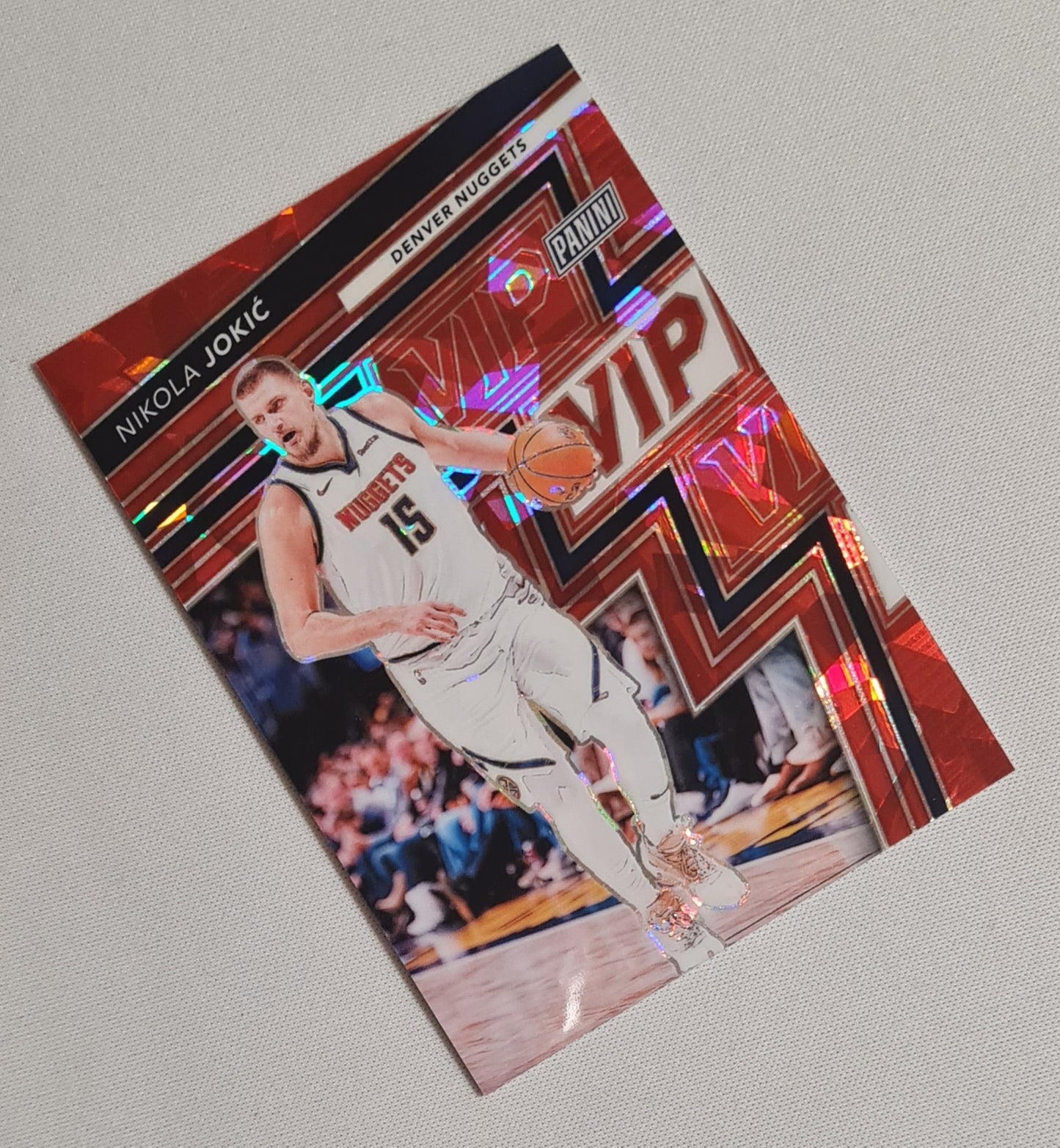 Nikola Jokic - 2025 Panini National VIP Panini Red Ice Denver Nuggets #20 /99