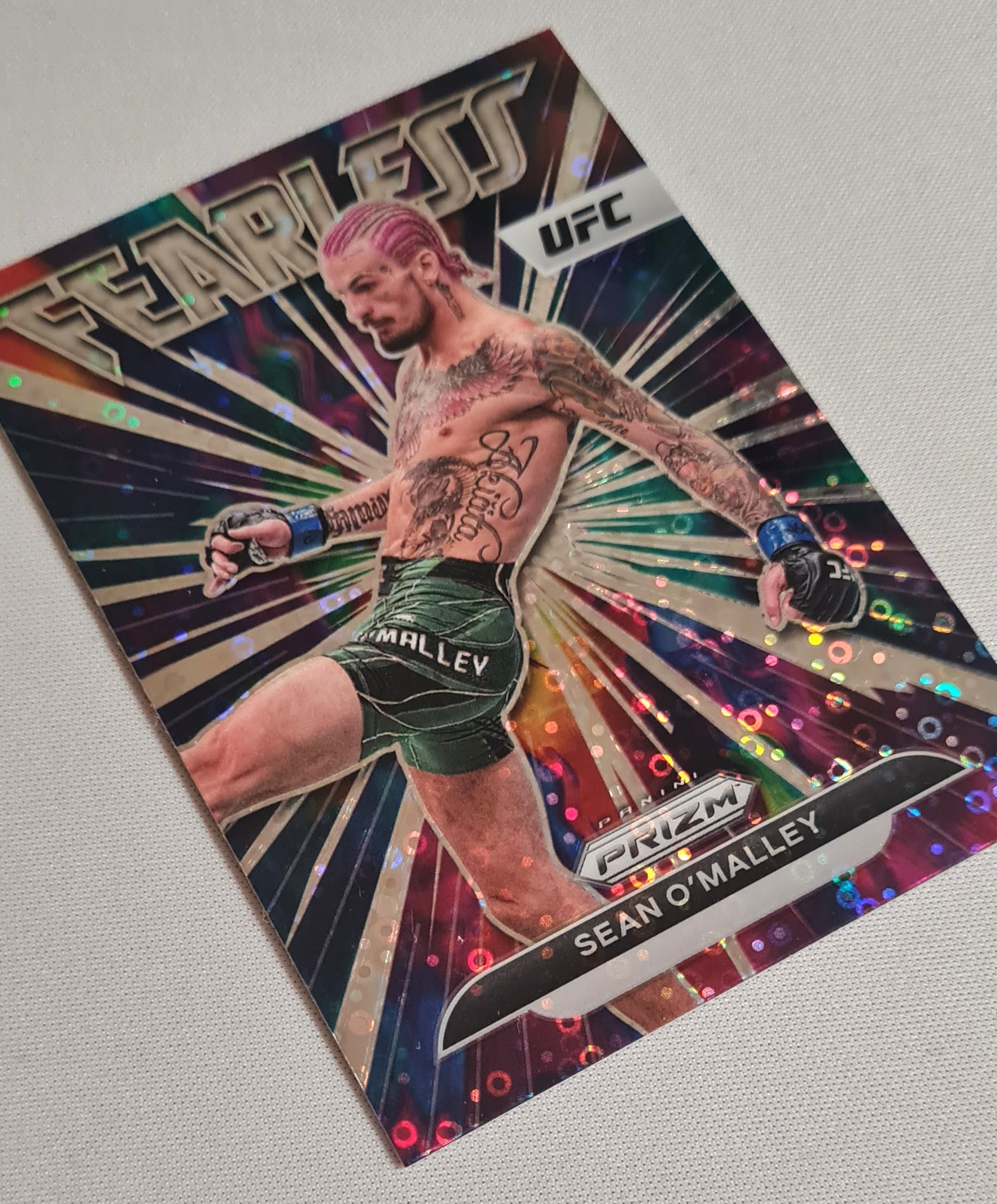 Sean O'Malley - 2023 Topps Fearless Prizm UFC Fighter Bantamweight #03 Disco Prizm
