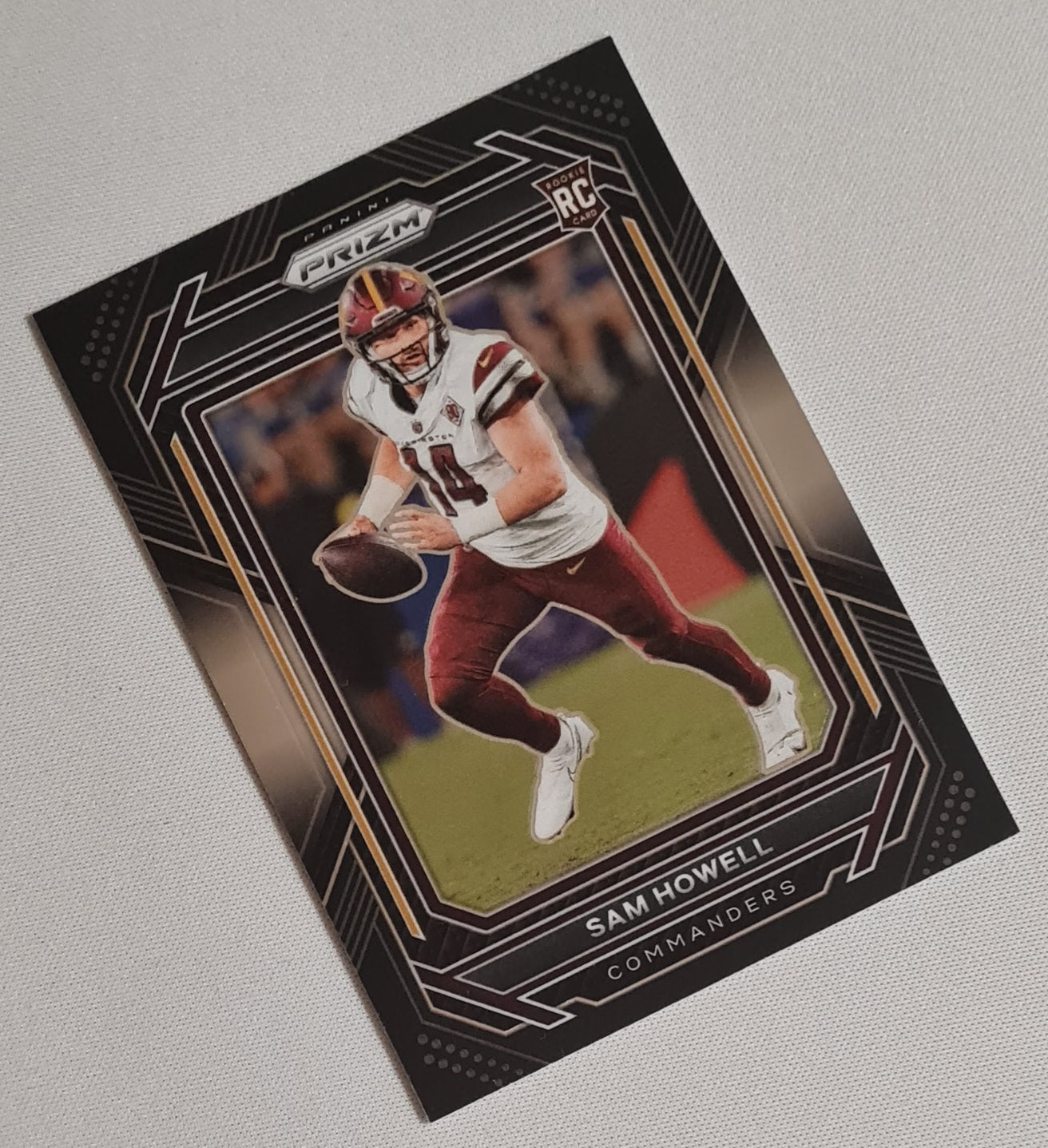 Sam Howell - 2022 Panini Chronicles Prizm Black Football NFL Washington Commanders (RC) #PB-10 Black Prizm