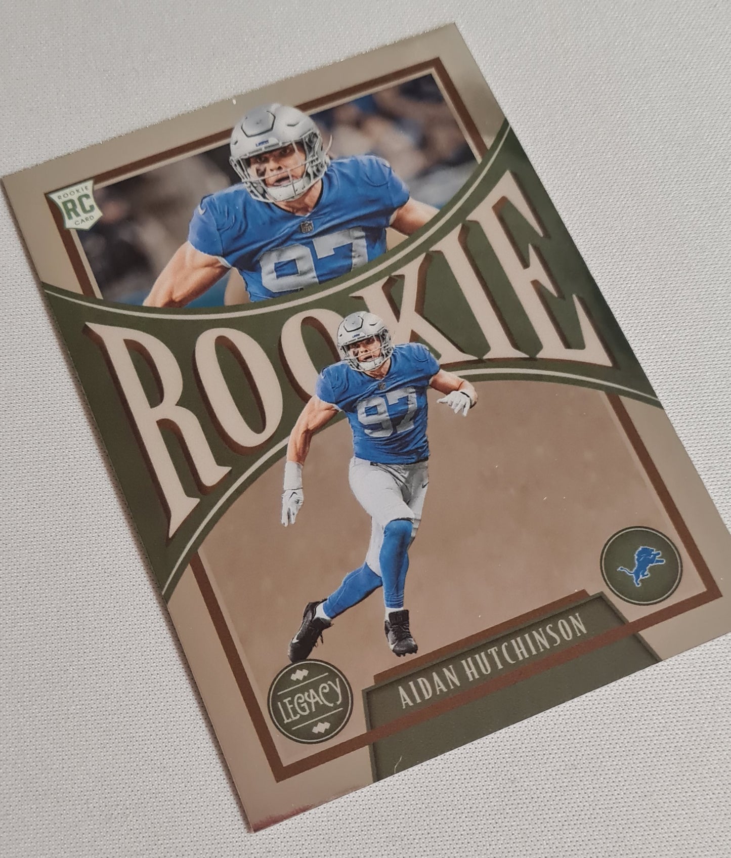 Aidan Hutchinson - 2022 Panini Chronicles Rookie Legacy Football NFL Detroit Lions Draft (RC) #208