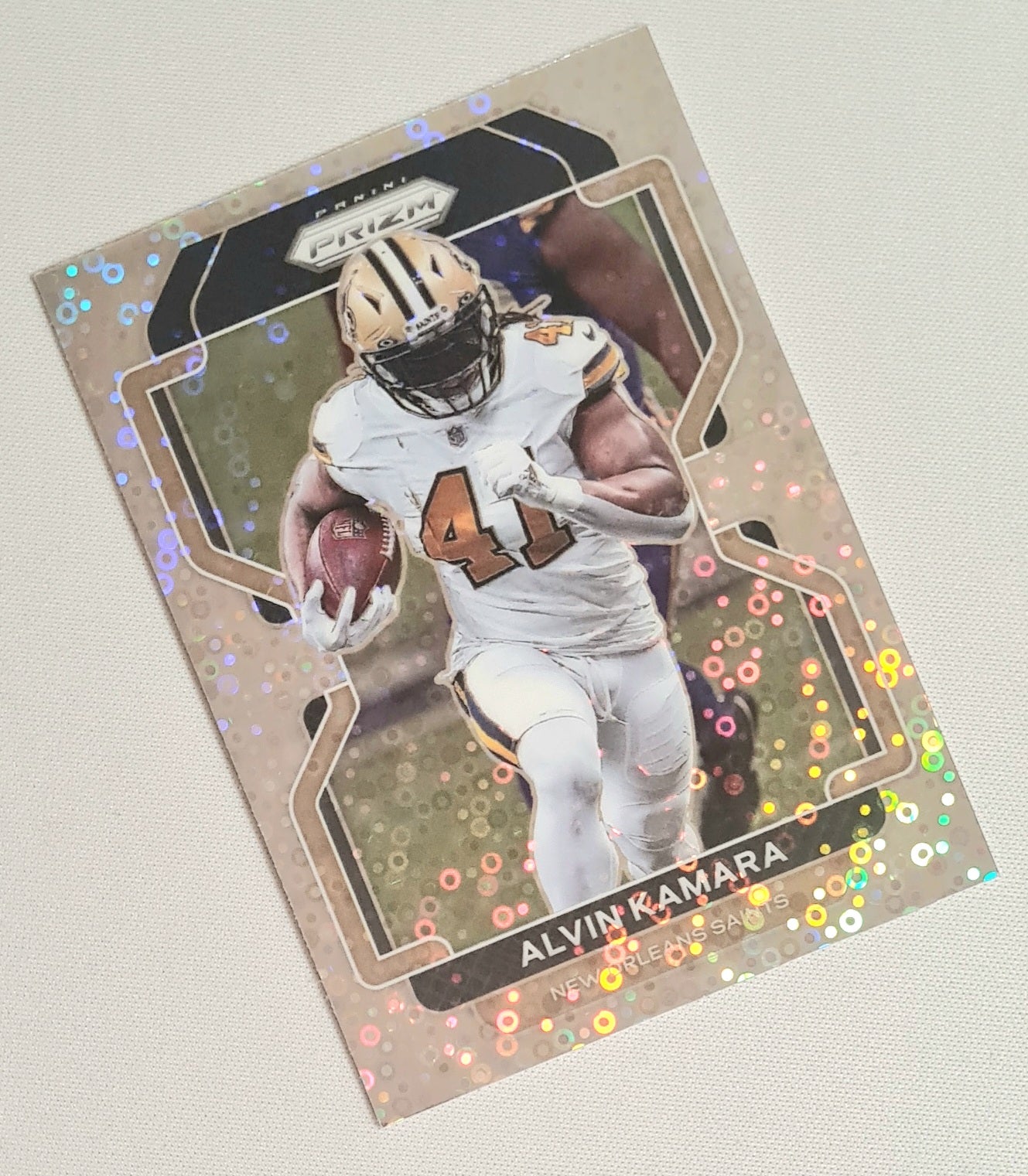 Alvin Kamara - 2021 Panini Prizm Football NFL New Orleans Saints #304 Silver Disco Prizm