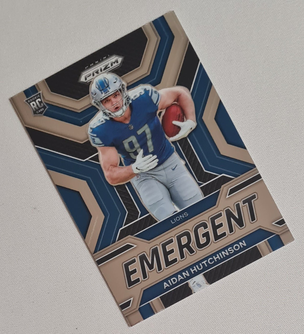Aidan Hutchinson - 2022 Panini Prizm Football NFL Detroit Lions Emergent (RC) #E-20