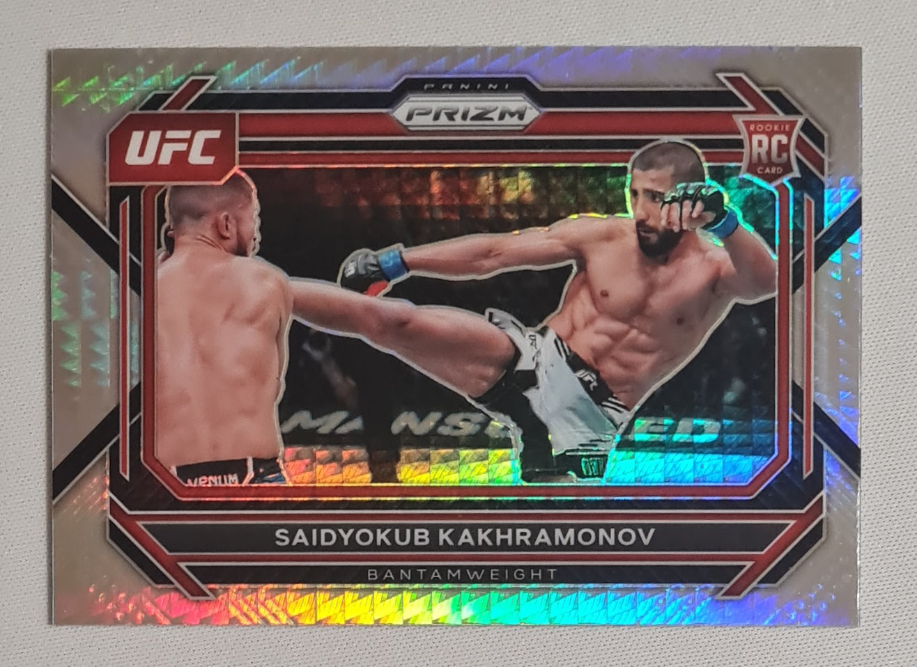 Saidyokub Kakhramonov - 2023 Panini Prizm UFC Fighter Bantamweight # Hyper Prizm