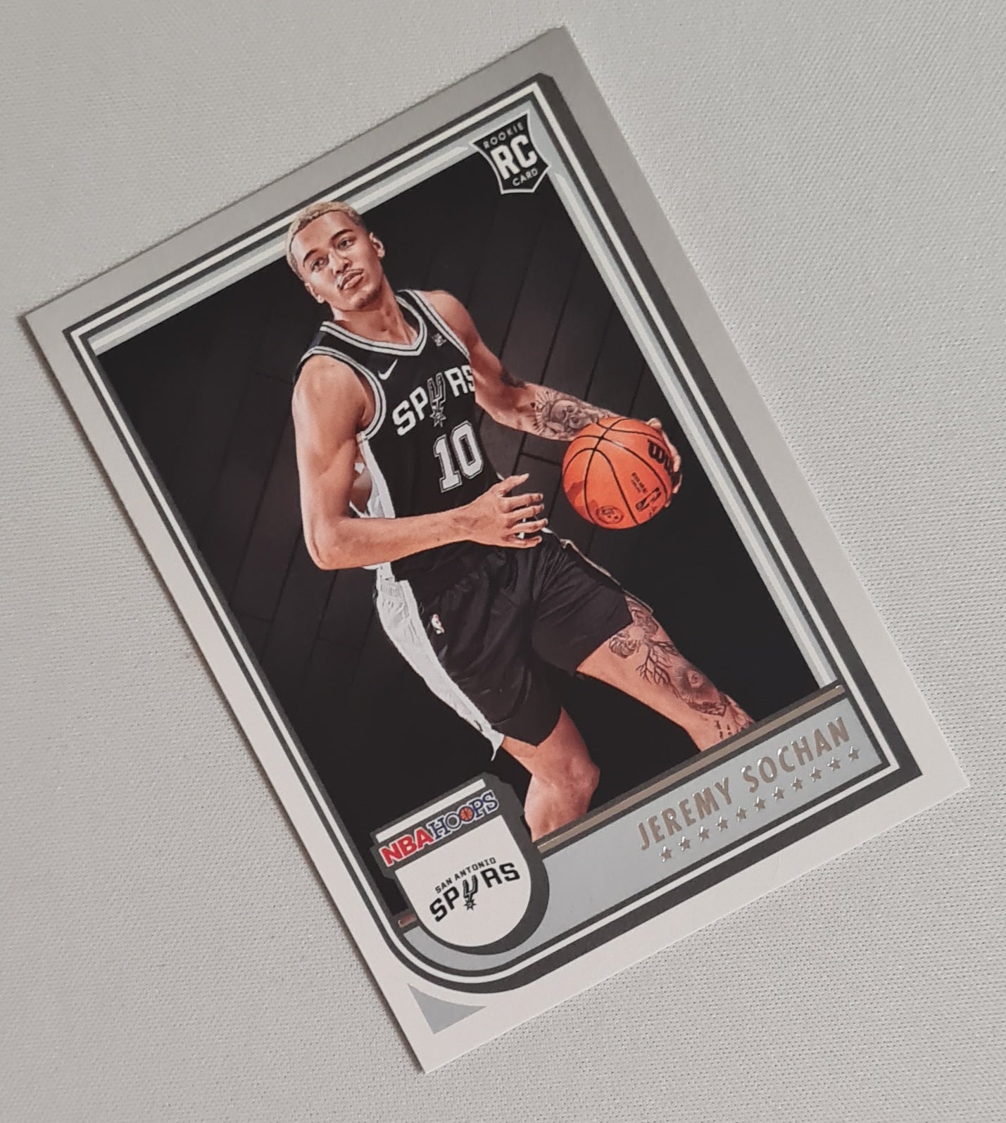 Jeremy Sochan - 2022/23 Panini Hoops Basketball NBA San Antonio Spurs (RC) #239