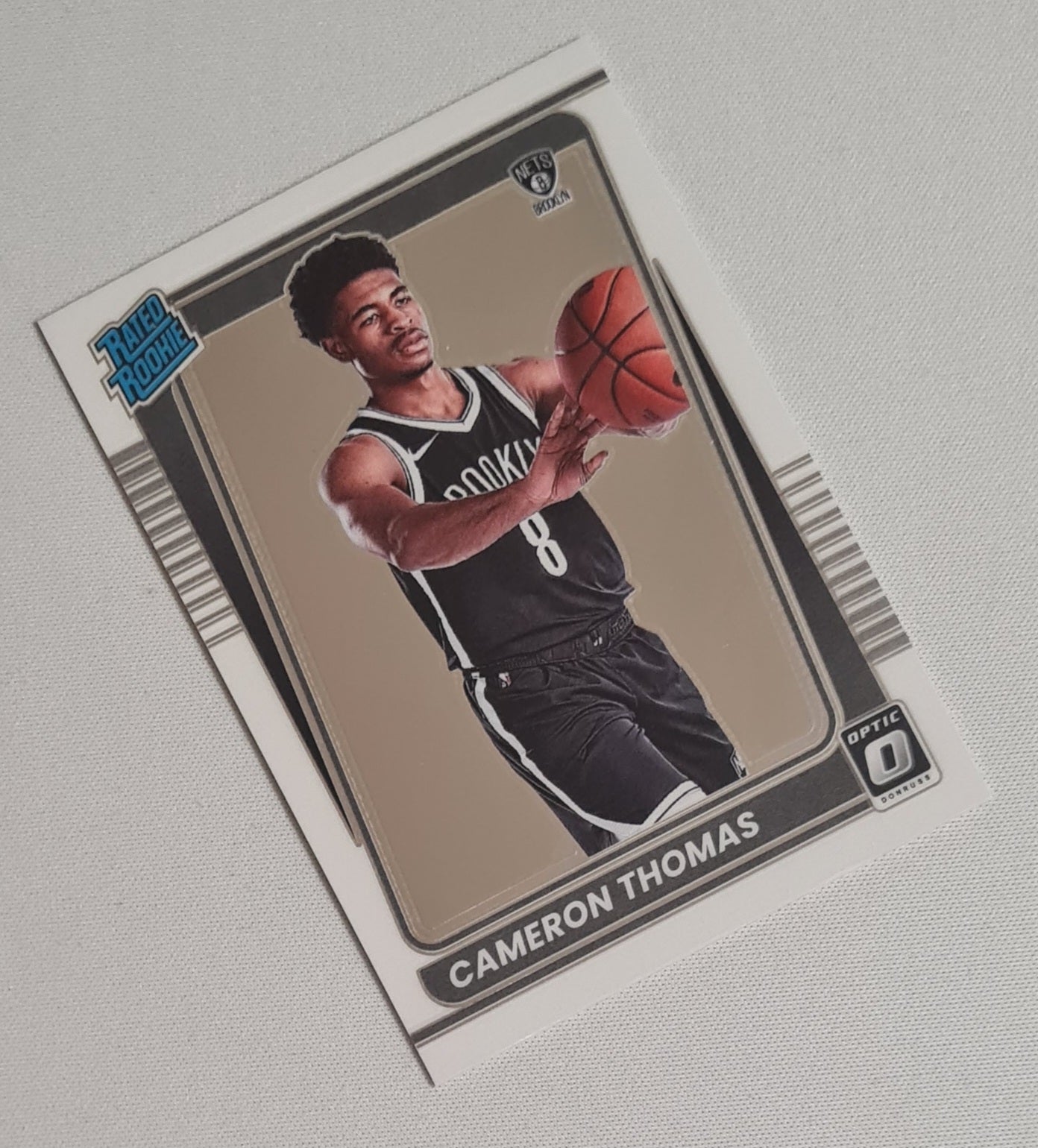 Cameron Thomas - 2021/22 Panini Donruss Optic Basketball NBA Brooklyn Nets - Rated Rookie - #153