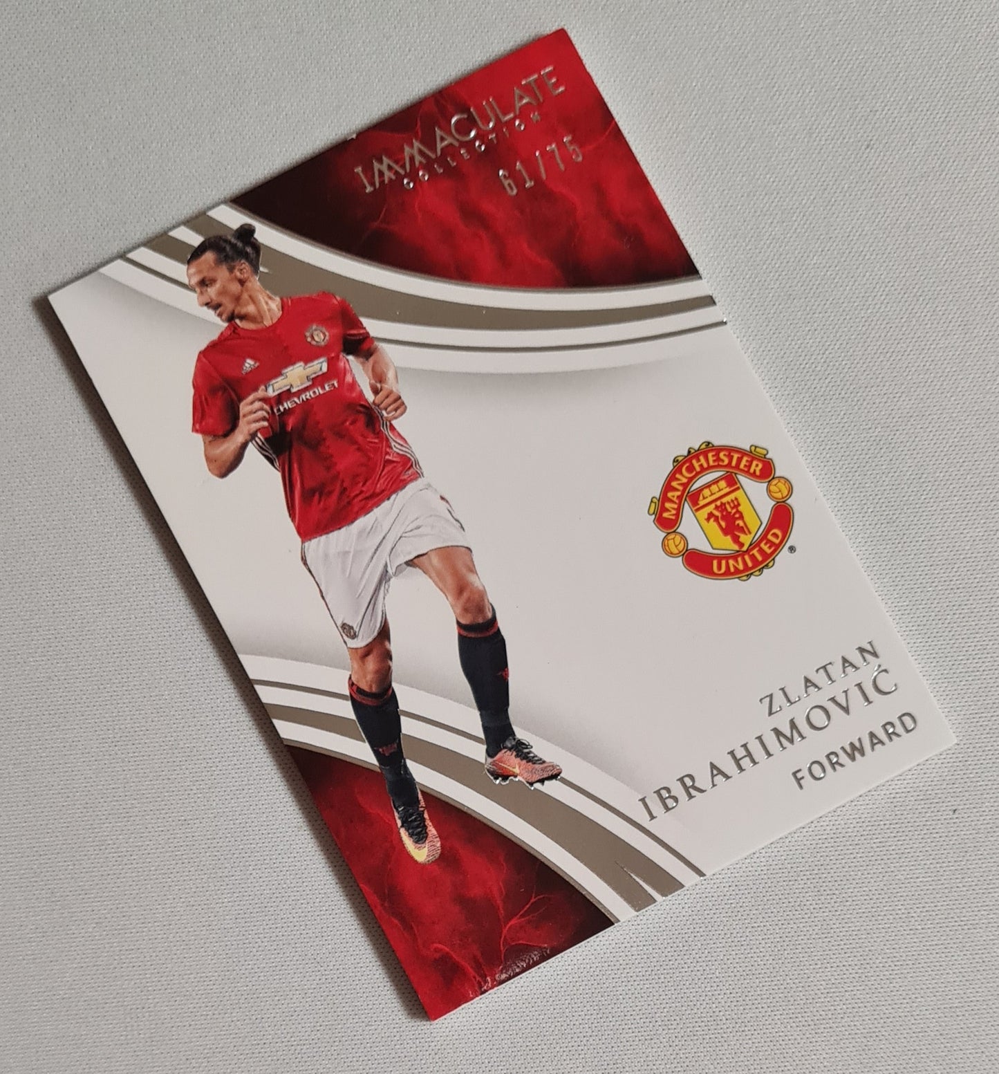 Zlatan Ibrahimovic - 2017 Panini Immaculate Collection Soccer Manchester United #88 /75