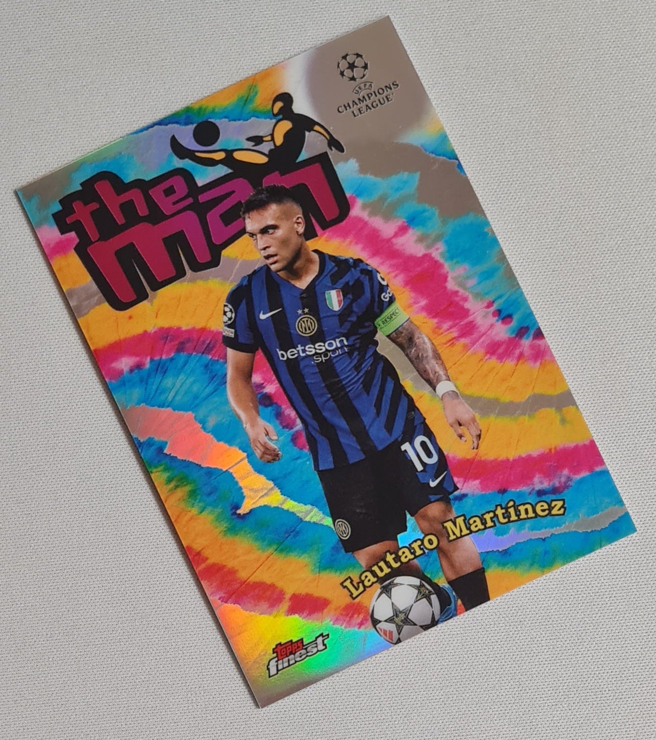 Lautaro Martinez - 2025 Topps Finest - The Man - FC Internationale Milano #TM-11