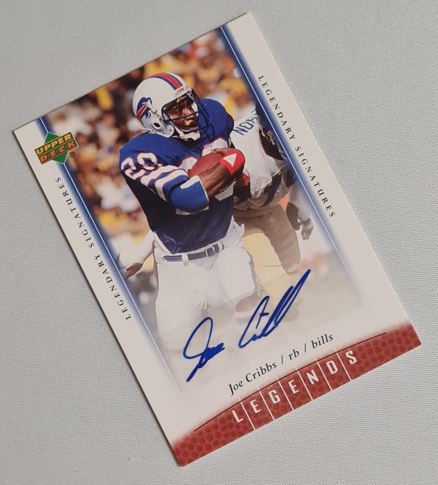 Joe Cribbs - 2006 Upper Deck Legends NFL Football Buffalo Bills #42 /Auto