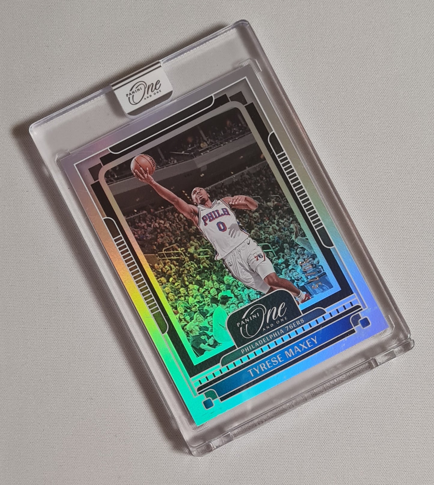 Tyrese Maxey - 2024/25 Panini One and one Basketball Philadelphia 76ers #18 Refractor