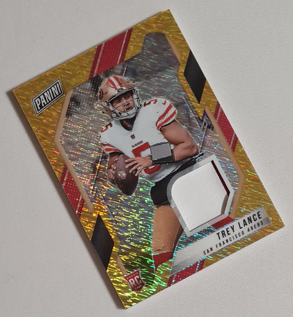 Trey Lance - 2021 Panini VIP NFL Football San Francisco 49ers (RC) #RC9 VIP Gold /Patch /10 - RARE!