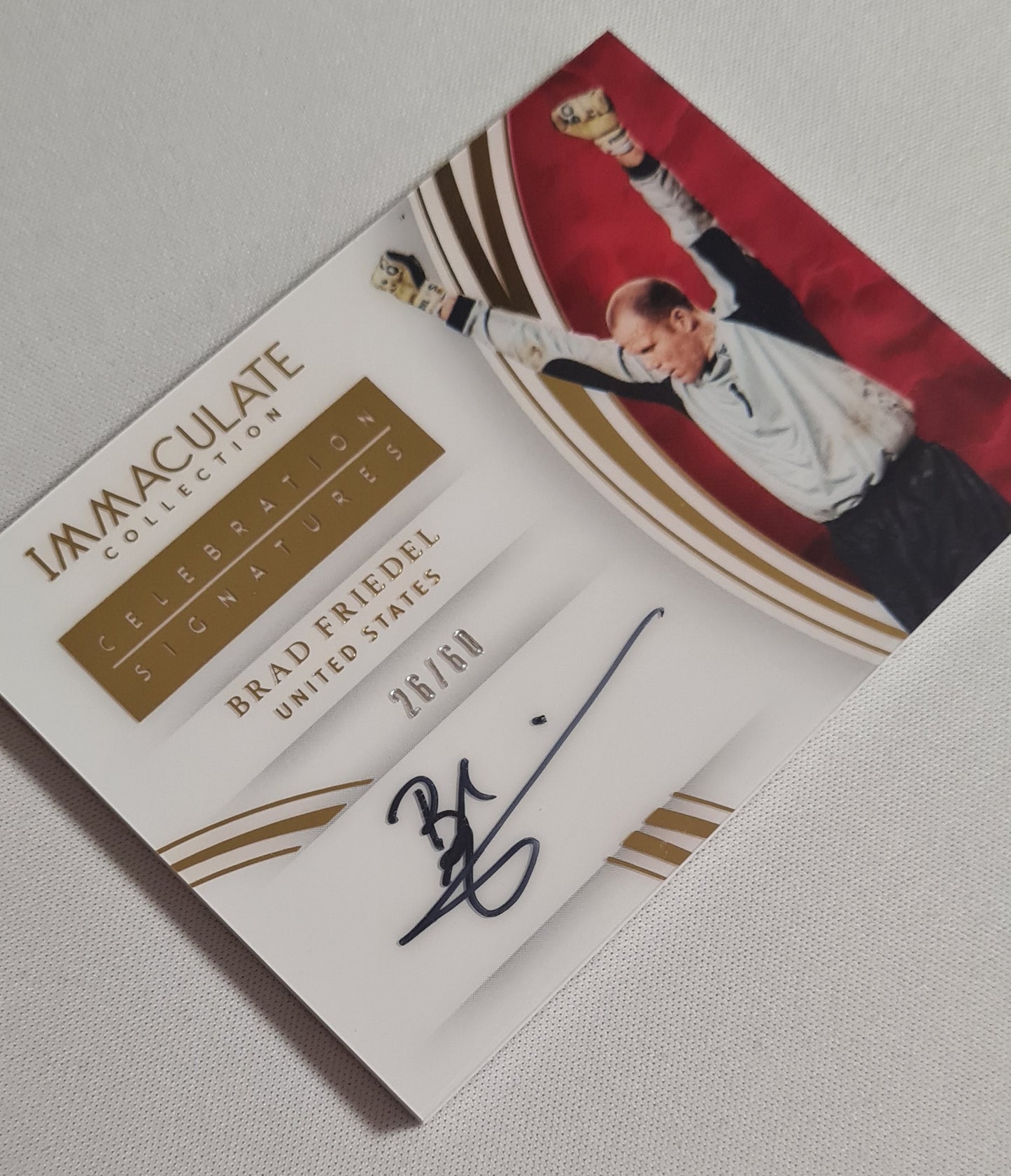 Brad Friedel - 2017 Panini Immaculate Collection Soccer National Team USA Celebration Signatures #CS-BF /60 /on card Autograph