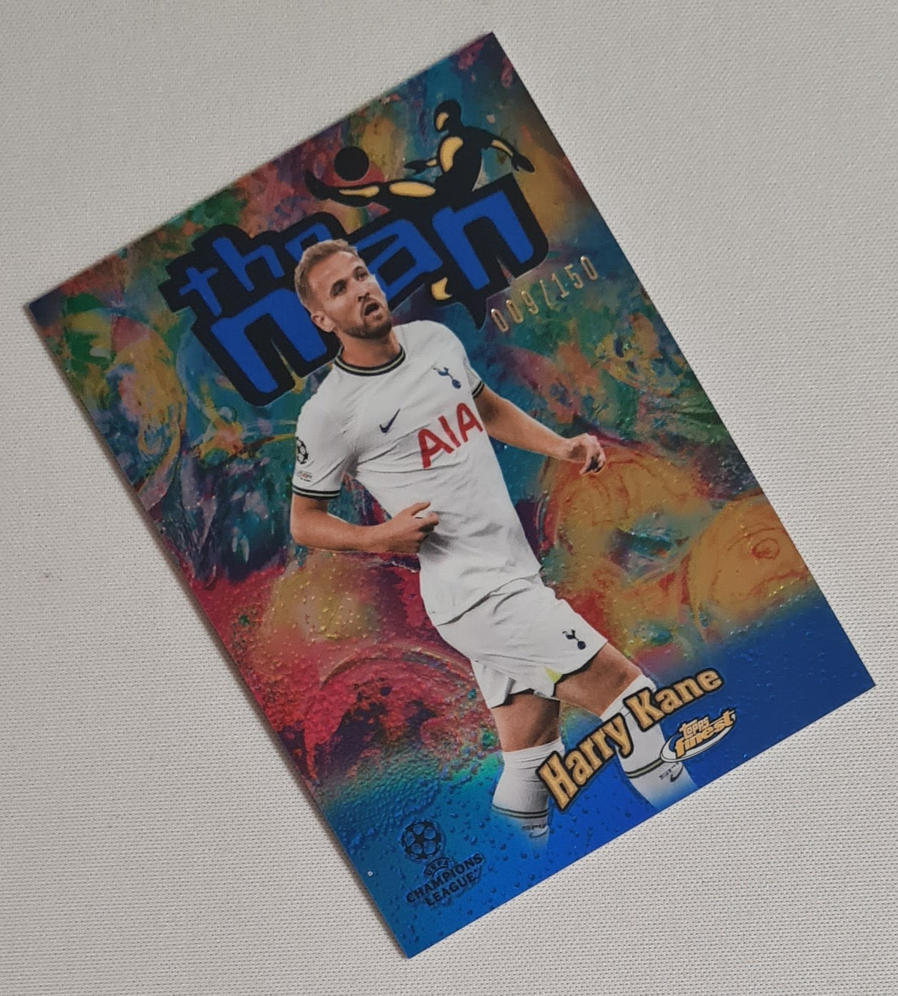 Harry Kane - 2023 Topps Finest The Man Tottenham Hotspur #FTM-10 Blue/150
