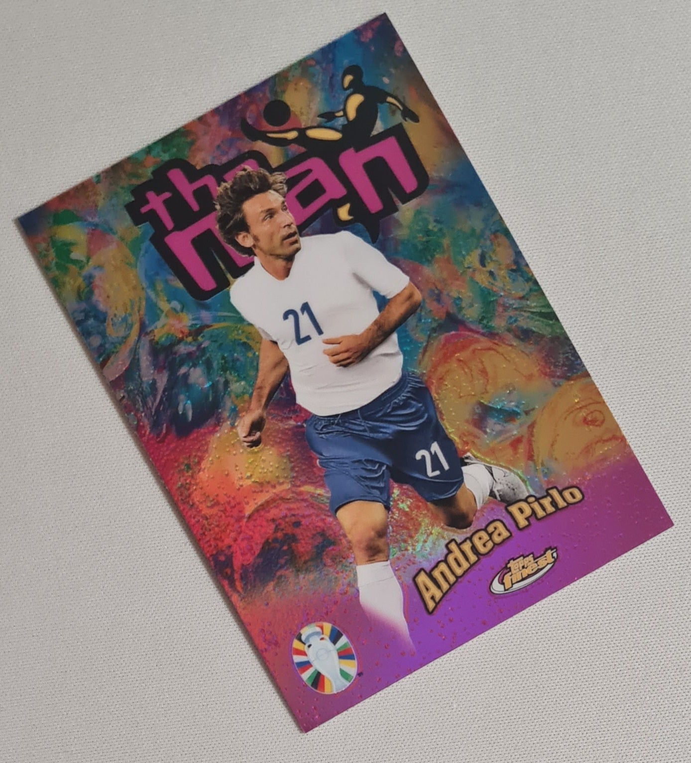 Andrea Pirlo - 2023 Topps Finest The Man Road to UEFA Euro 2024 #TM-AP SSP