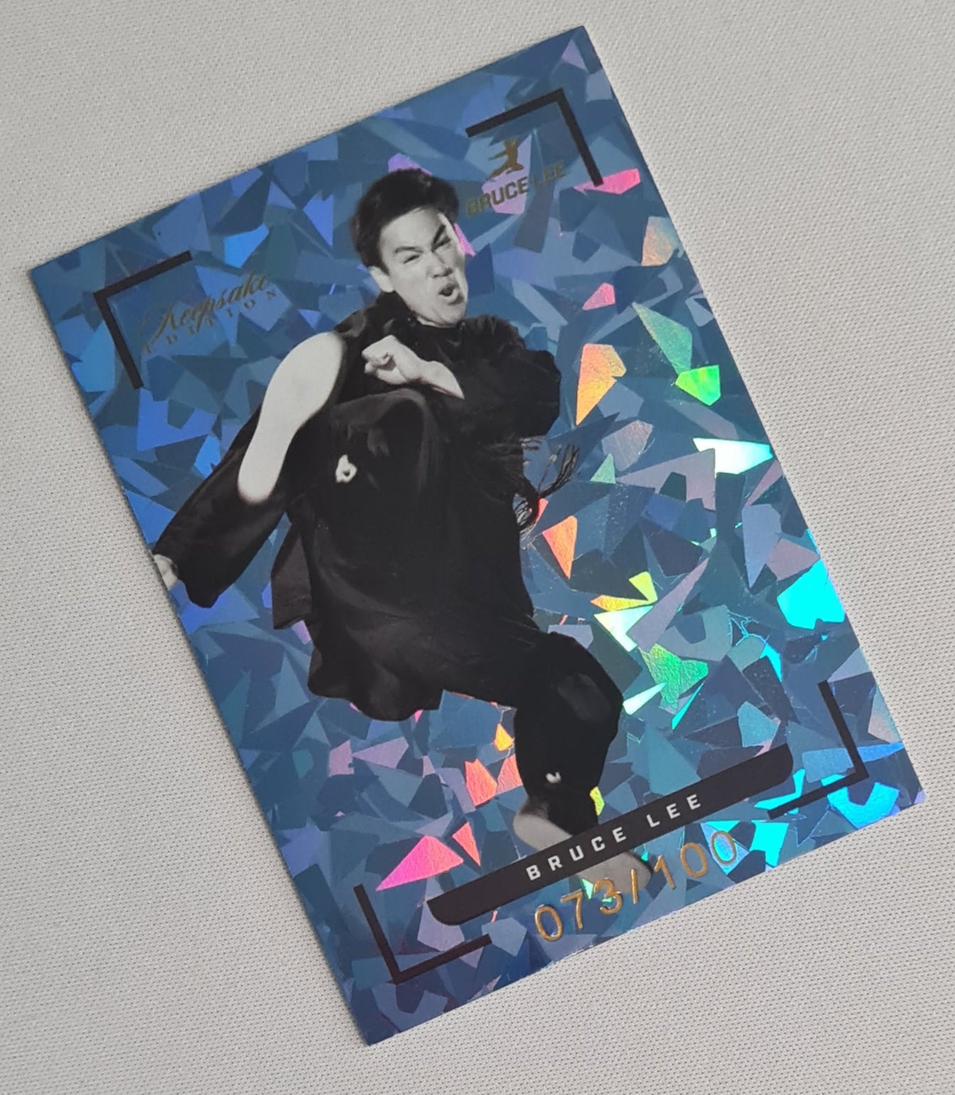 Bruce Lee - 2024 Keepsake Edition 50th Anniversary Bruce Lee Martial Artist #41 Blue /100