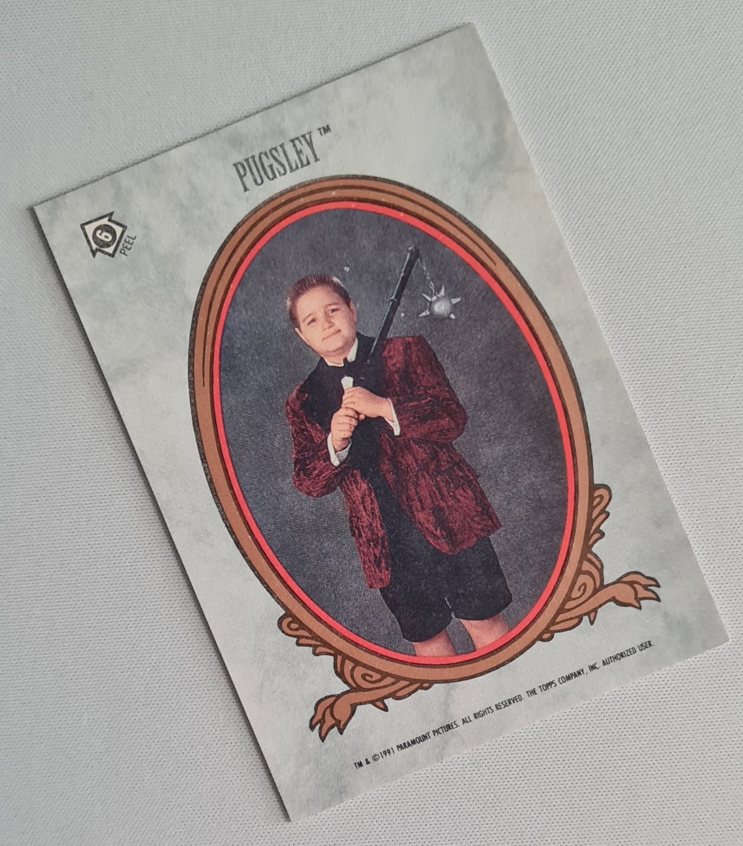 Addams Family - 1991 Topps Paramount Pictures #6 Featuring: Pugsley