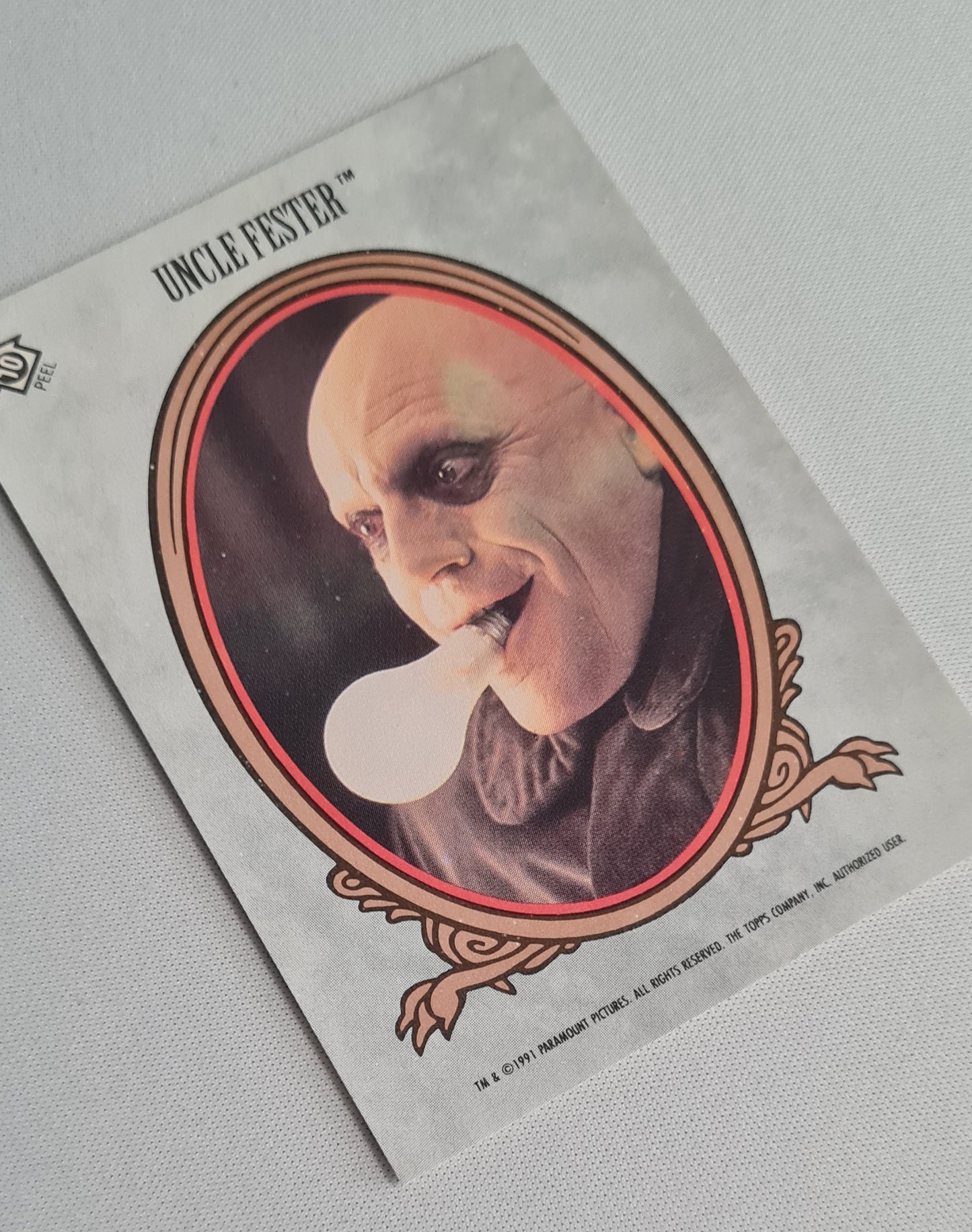 Addams Family - 1991 Topps Paramount Pictures #10 Featuring: Uncle Fester