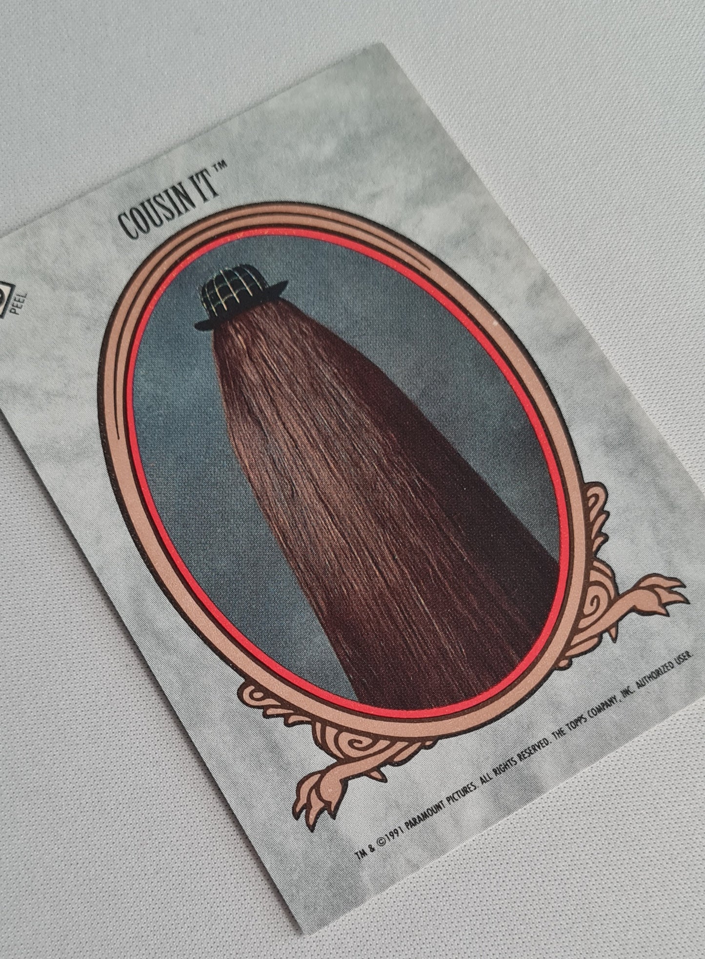Addams Family - 1991 Topps Paramount Pictures #11 Featuring: Cousin IT