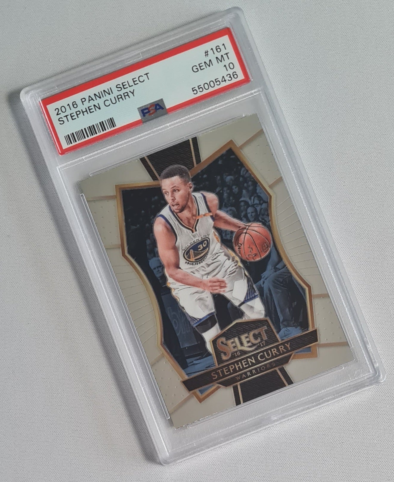 Stephen Curry - 2016 Panini Select #161 PSA 10 GEM MINT