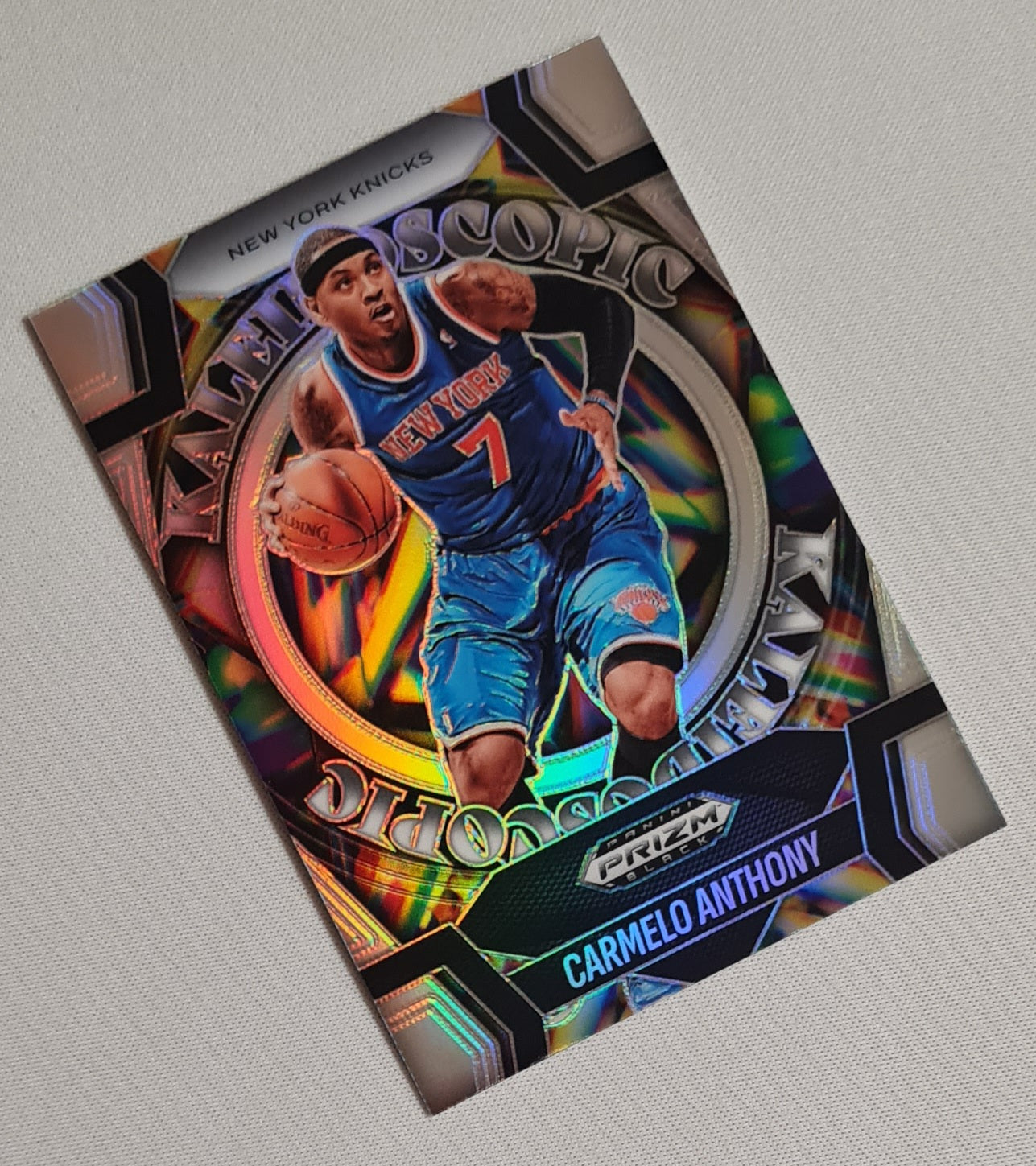 Carmelo Anthony - 2024-25 Panini Prizm Black Kaleidoscopic Silver #24