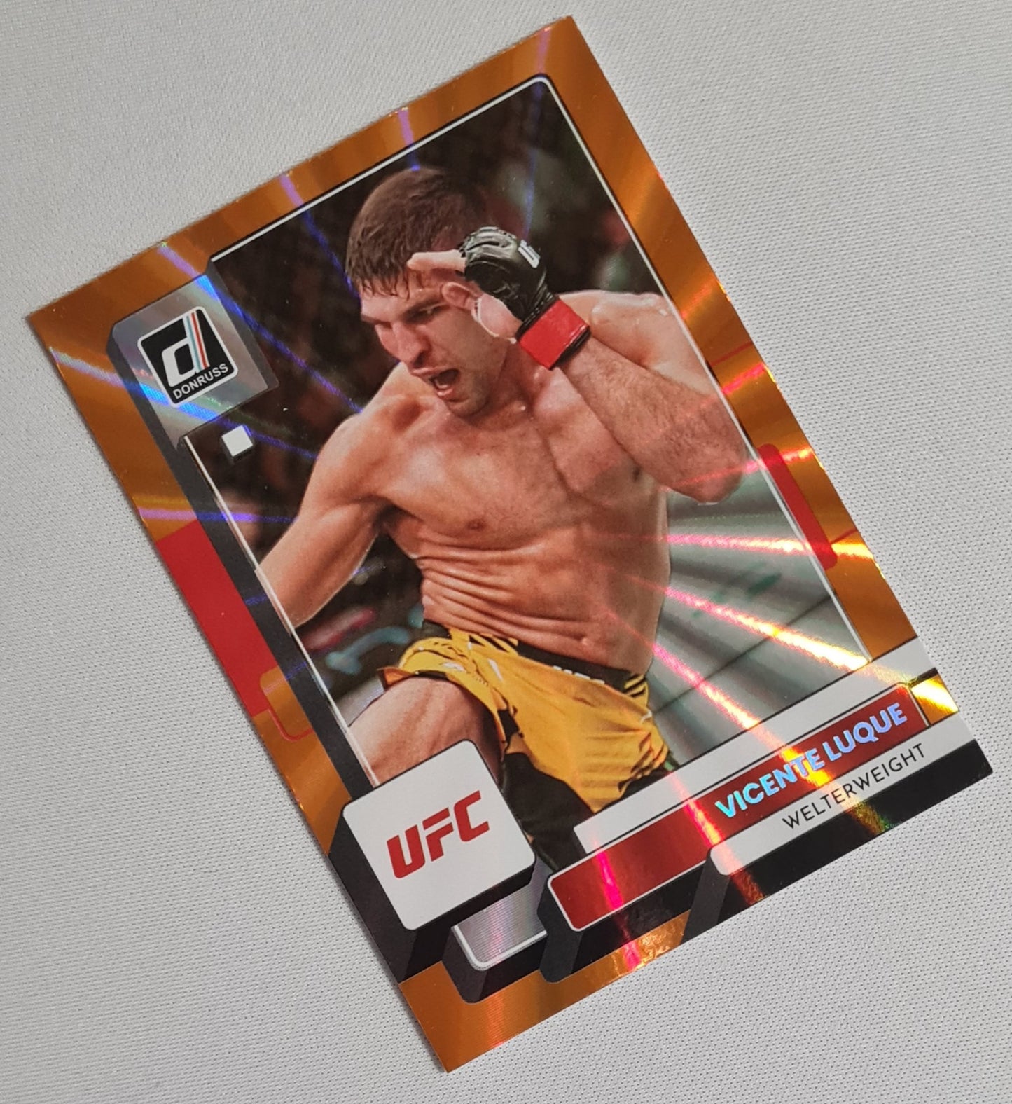 Vicente Luque - 2023 Panini Donruss UFC Fighter Orange Laser