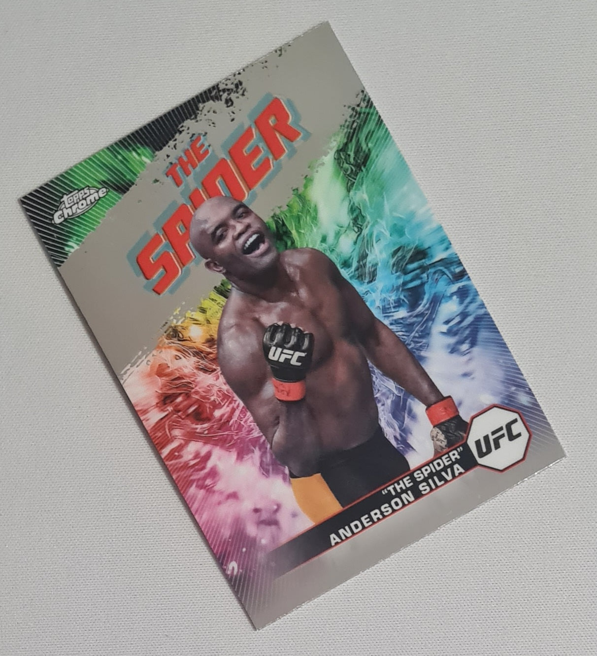 Anderson Silva - 2024 Topps Chrome "The Spider" UFC Fighter Middleweight #AKA-19