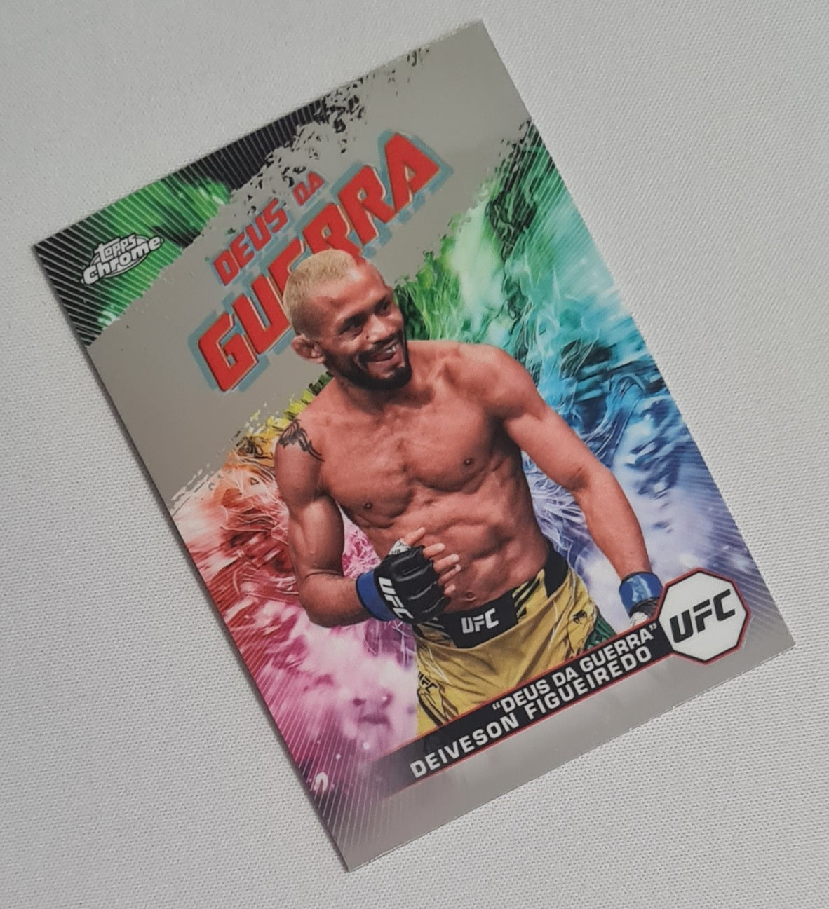 Deiveson Figueiredo - 2024 Topps Chrome "Deus da Guerra" UFC Fighter Flyweight #AKA-1