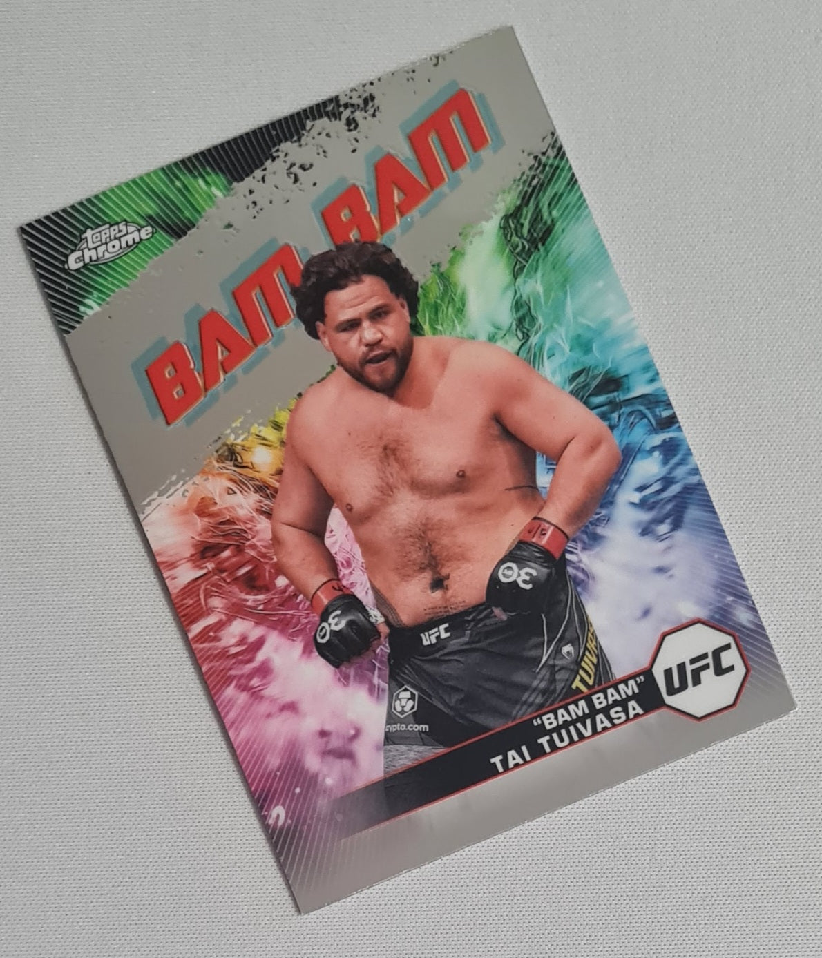 Tai Tuivasa - 2024 Topps Chrome "Bam Bam" UFC Fighter Heavyweight #AKA-18