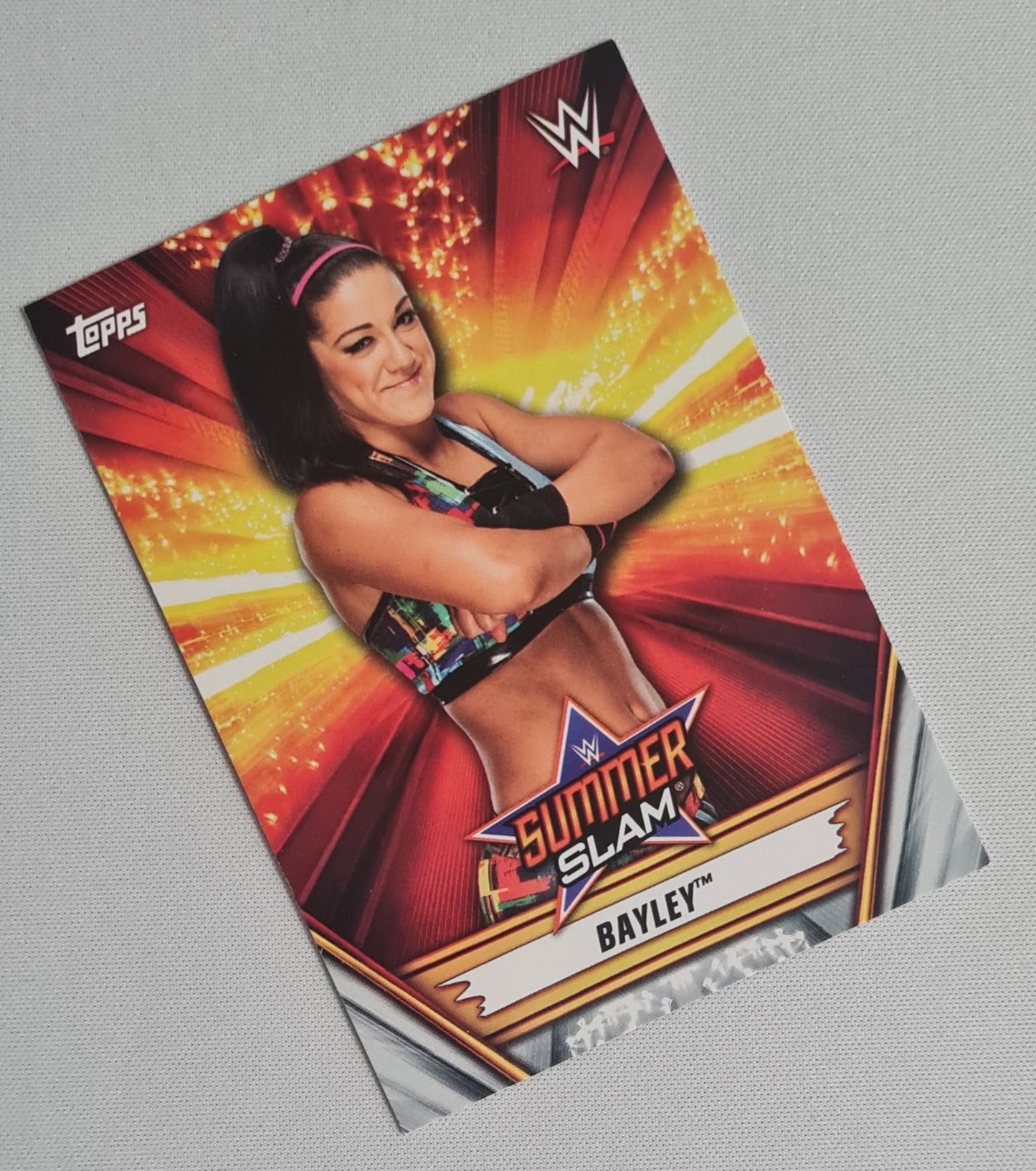 Bayley - 2019 Topps WWE Wrestling SUMMERSLAM Superstar #19