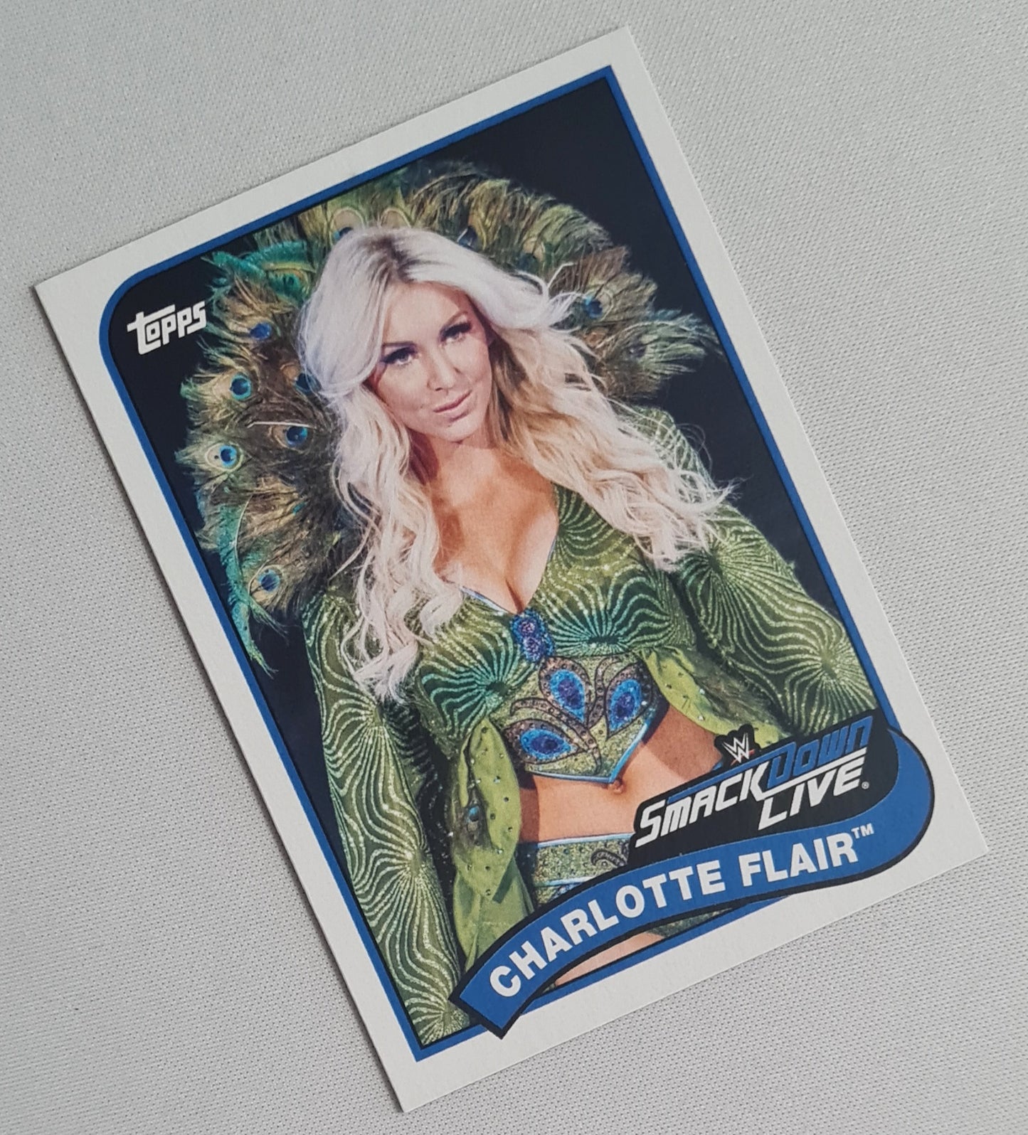 Charlote Flair - 2018 Topps WWE Wrestling SMACK DOWN Live Superstar #22