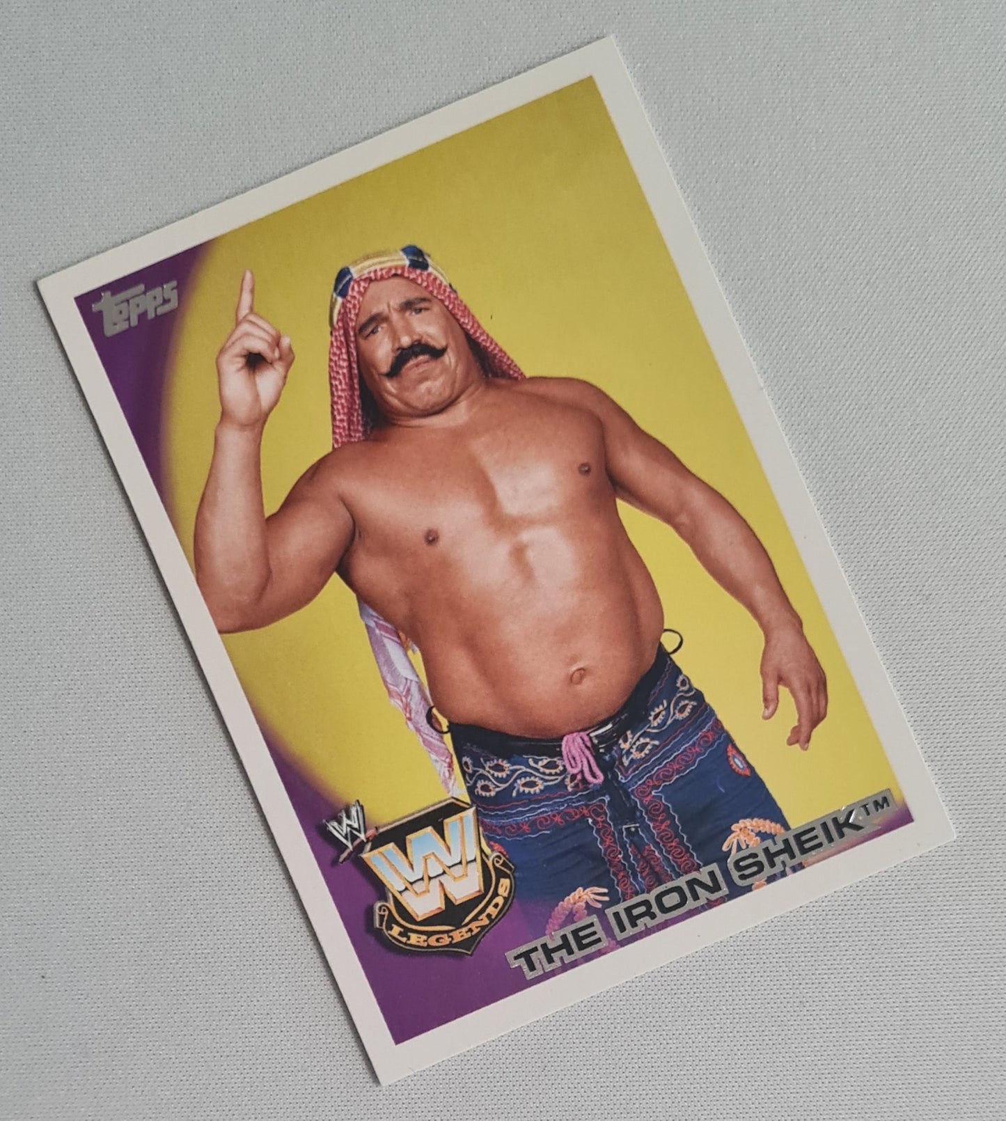 The Iron Sheik - 2010 Topps WWE Wrestling Legends #95
