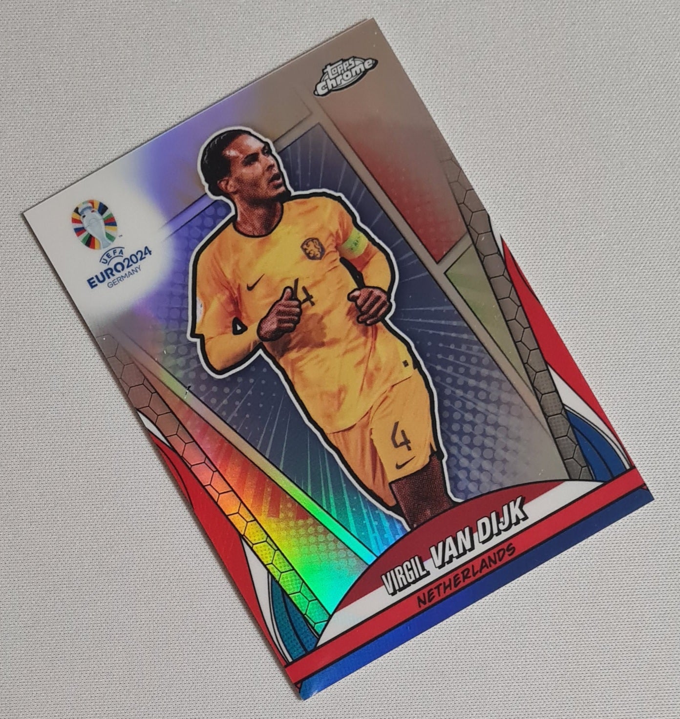 Virgil van Dijk - 2024 Topps Chrome Euro 2024 #4
