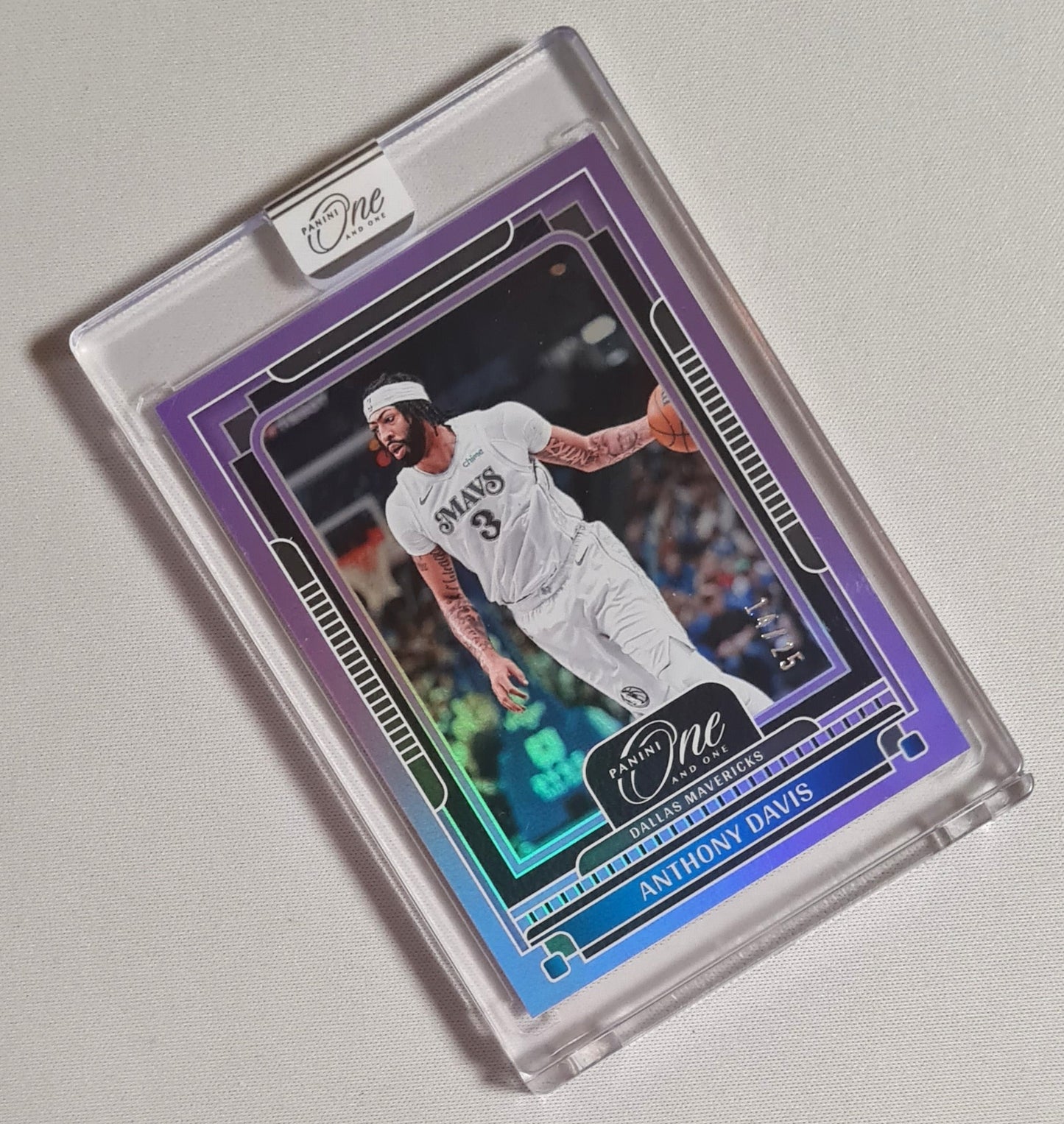 Anthony Davis - 2024-25 Panini One and One Purple /25 #60