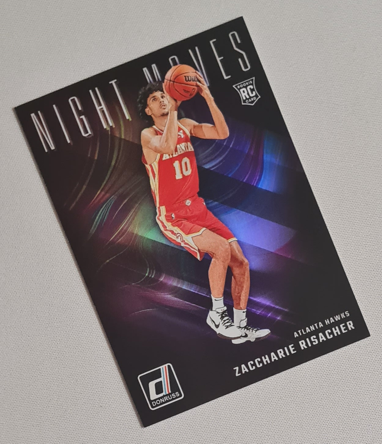 Zaccharie Risacher - 2024-25 Panini Donruss Night Moves (RC) #6