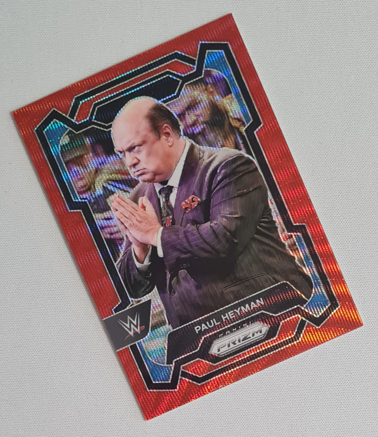 Paul Heyman - 2024 Panini Prizm WWE Wrestling SMACK DOWN #121 Ruby Wave