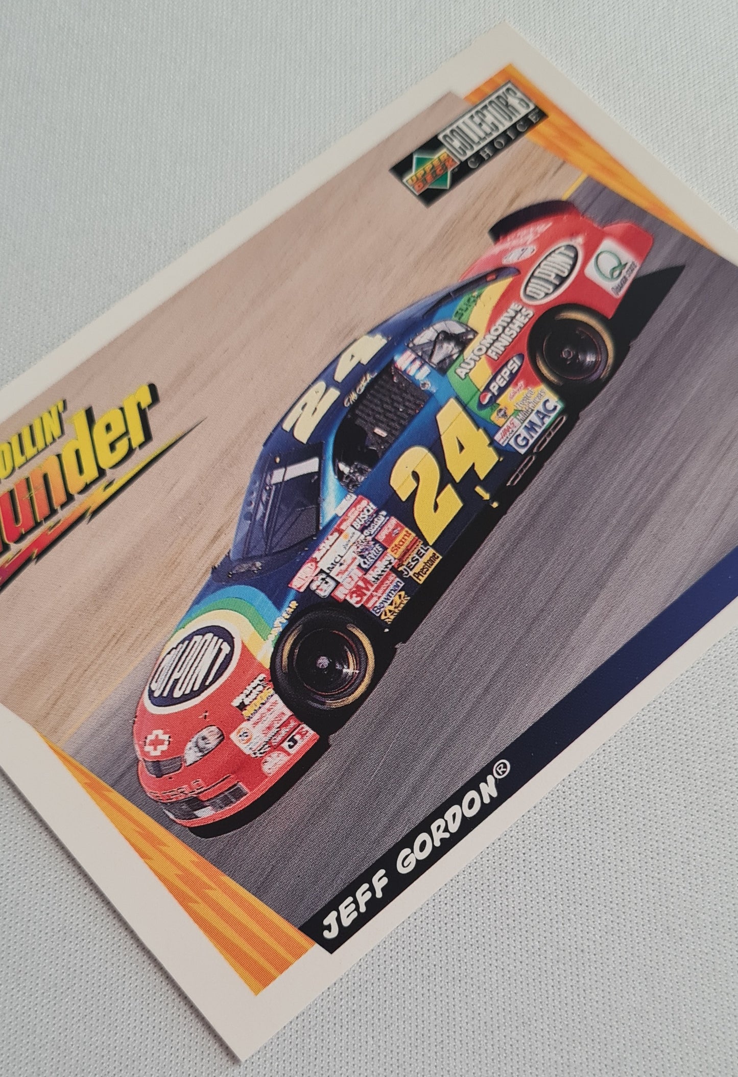 Jeff Gordon - 1997 Upper Deck Collector's Choice NASCAR Rollin' Thunder Chevrolet #60 (2 of 4)