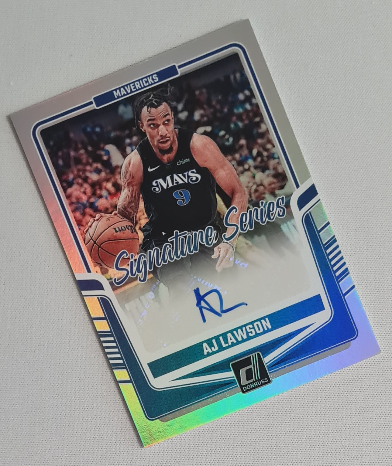 AJ Lawson - 2024/25 Panini Donruss Basketball NBA Dallas Mavericks Signature Series #SS-AJL /Auto