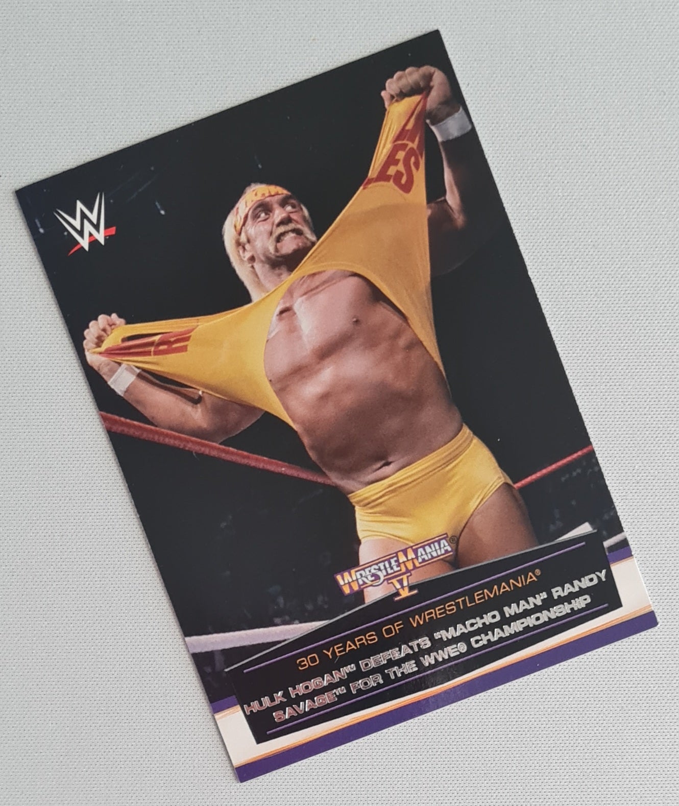 Hulk Hogan - 2014 Topps WWE Wrestling WrestleMania V #10 of 60