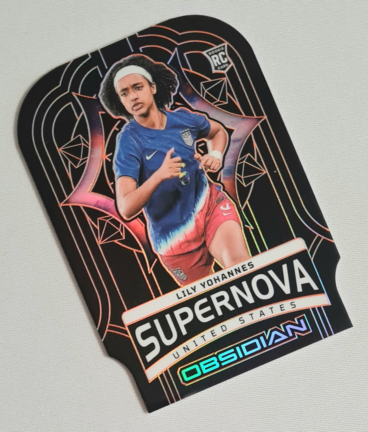 Lily Yohannes - 2024/25 Panini Obsidian Supernova Soccer Team USA (RC) #21 /75