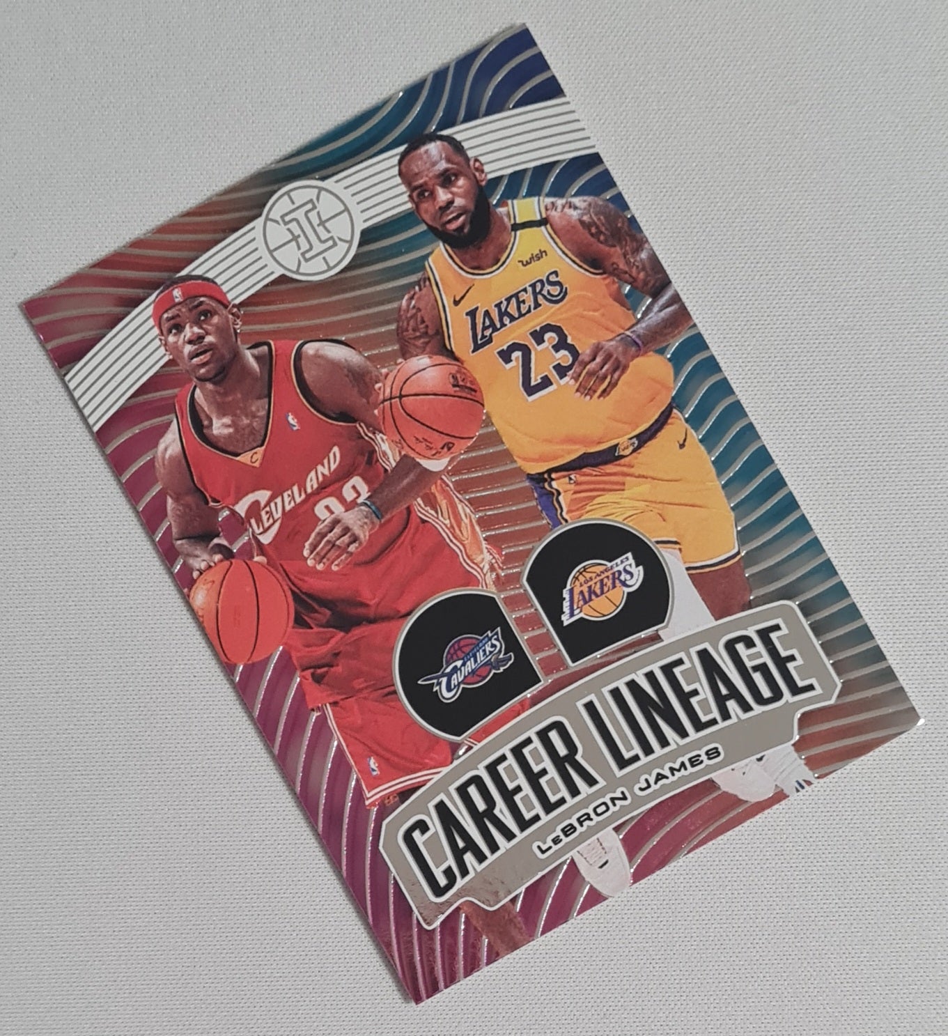 Lebron James - 2019/20 Panini Illusions Basketball Career Lineage NBA Caveliers/Lakers #23