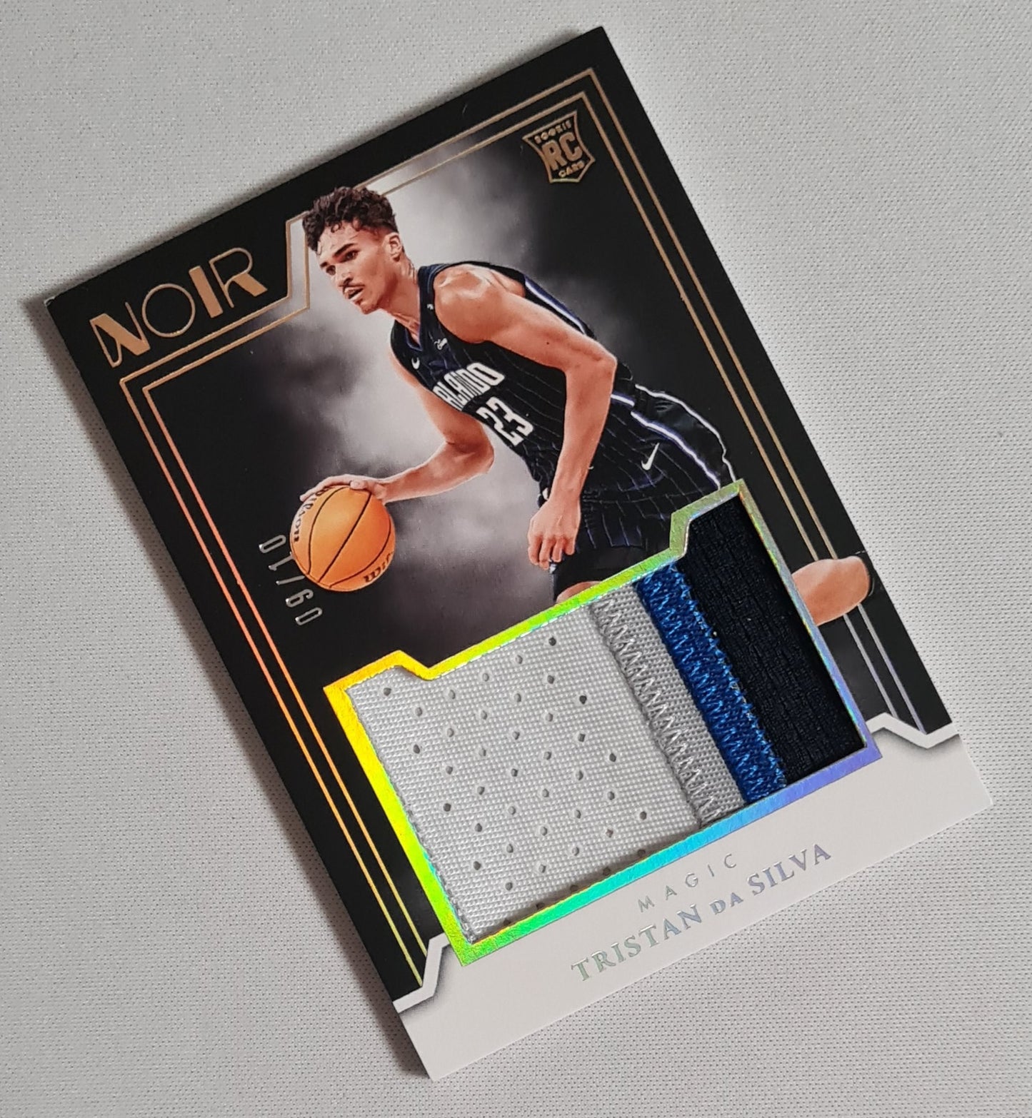 Tristan Da Silva - 2024/25 Panini Noir Basketball NBA Orlando Magic (RC) #RJM-TDS /Patch /10