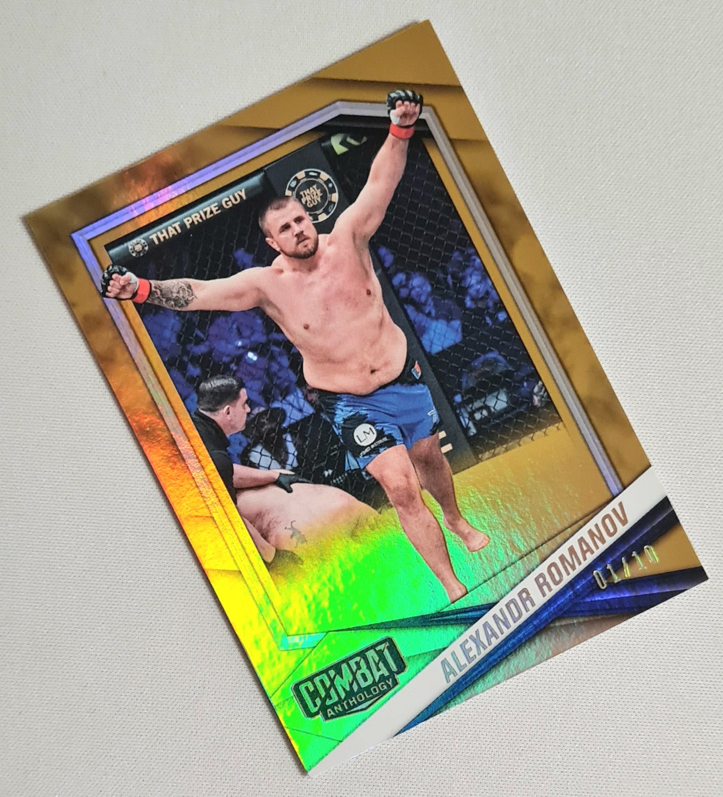 Alexander Romanov - 2025 Panini Combat Anthology (PFL) #84 Gold /10