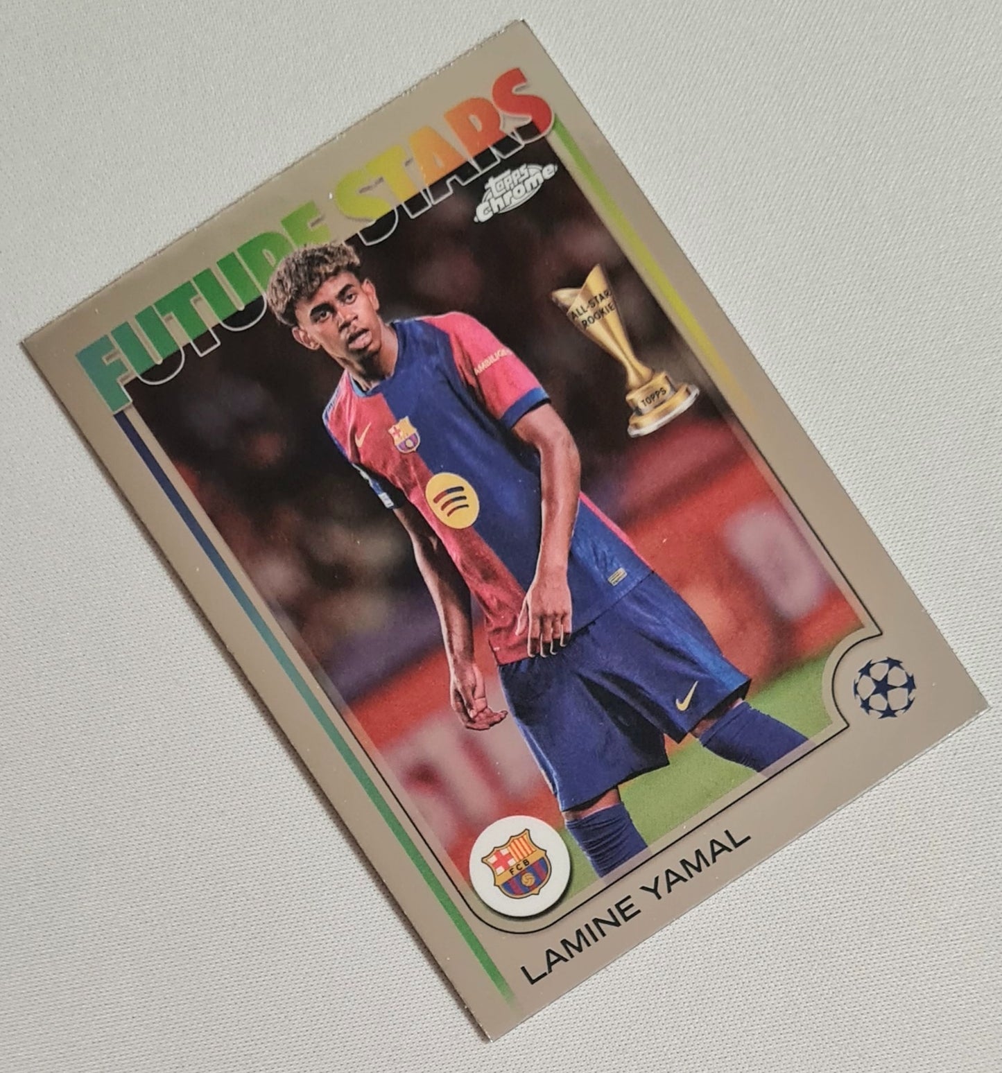 Lamine Yamal - 2025 Topps Chrome Future Stars FC Barcelona (CL) #27