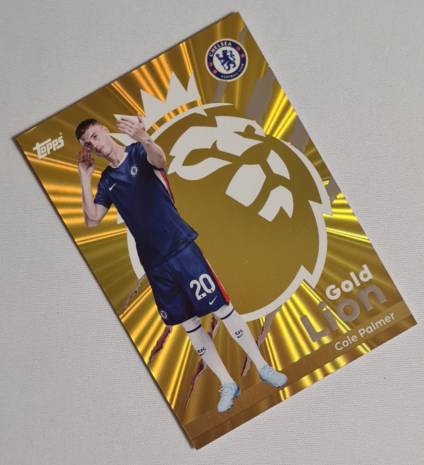 Cole Palmer - 2025 Topps Premier League Football GOLD LION Chelsea #GL-6