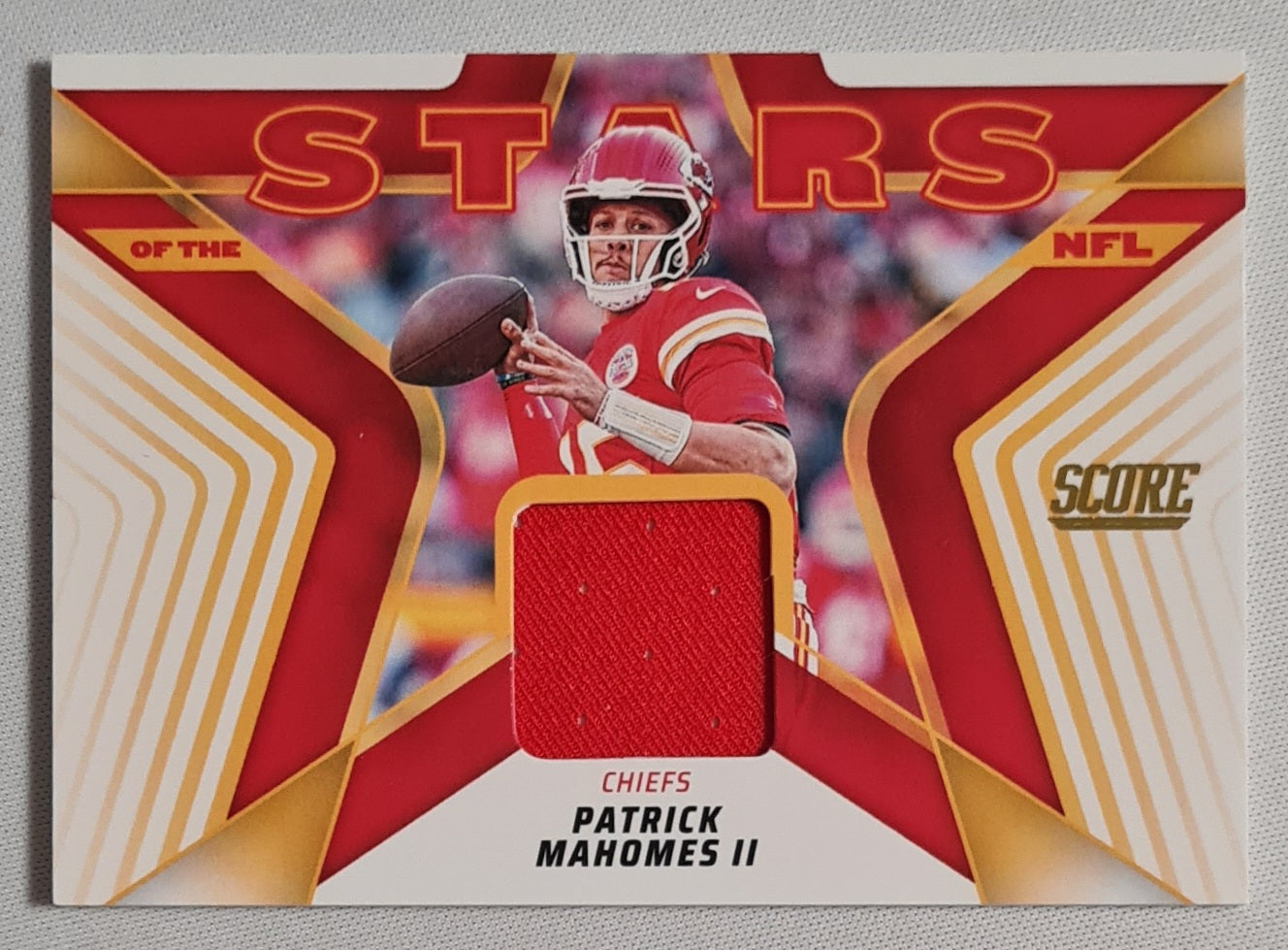 Patrick Mahomes II - 2025 Panini Score Football Stars NFL Chiefs #SNJ-PMS /Patch