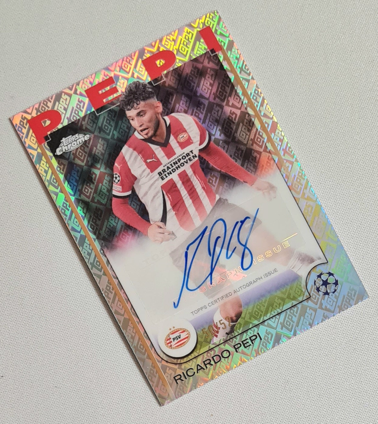 Ricardo Pepi - 2025 Topps Chrome PSV Eindhoven (CL) #CA-PE /Auto