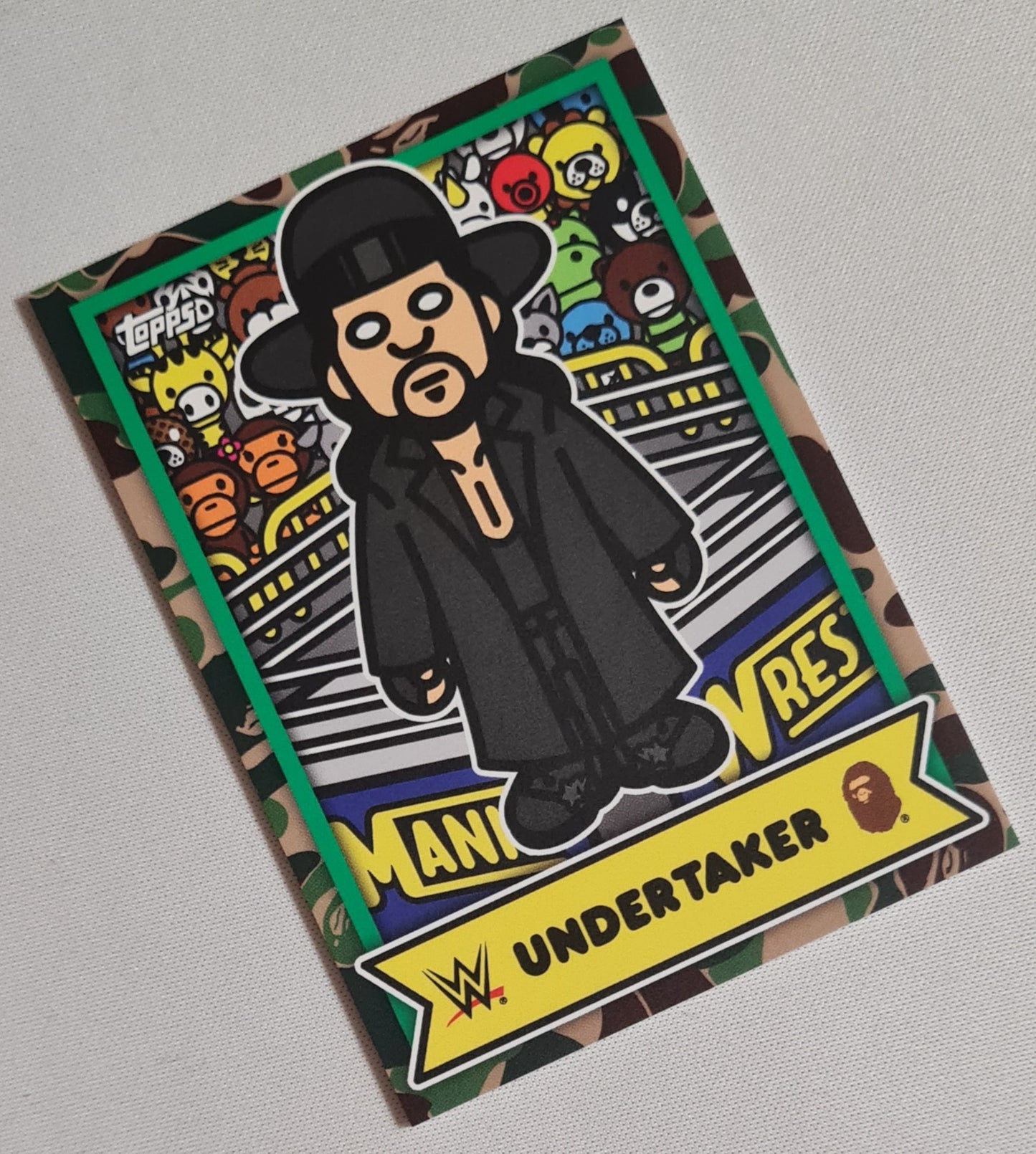 Undertaker - 2025 Topps WWE X Bape Undertaker Baby Milo Insert Wrestling Card #BMA-7