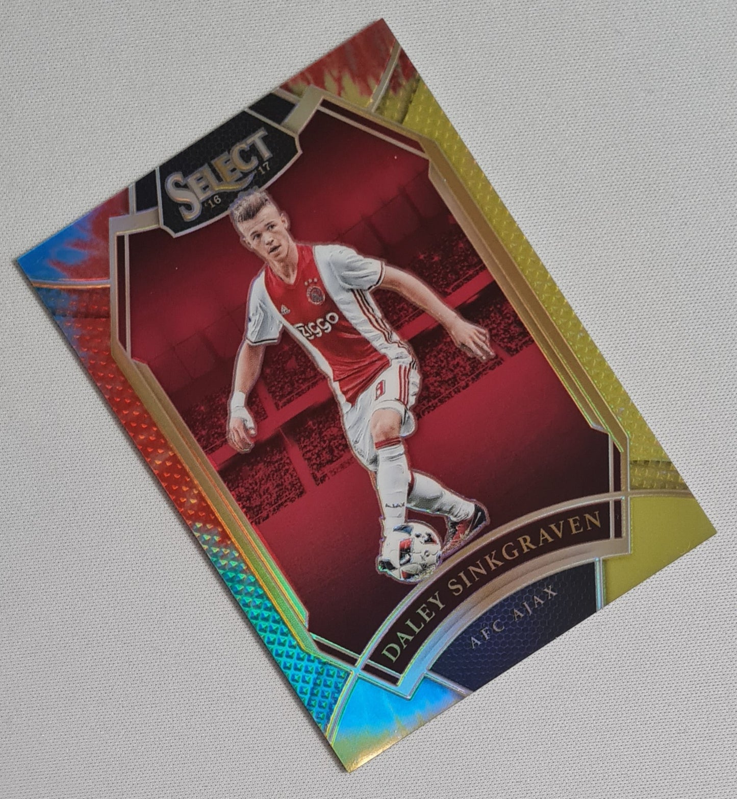 Daley Sinkgraven - 2016 Panini Select AFC Ajax #207 Field level Tie-Dye /30