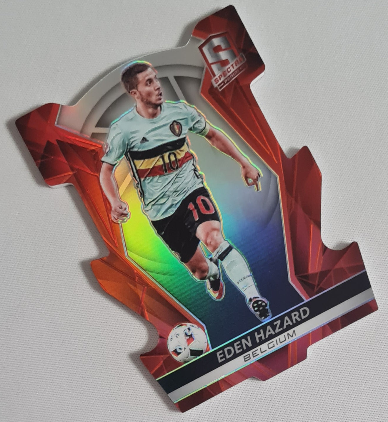 Eden Hazard - 2016/17 Panini Spectra Soccer National Team Belgium #39 Die Cut /65